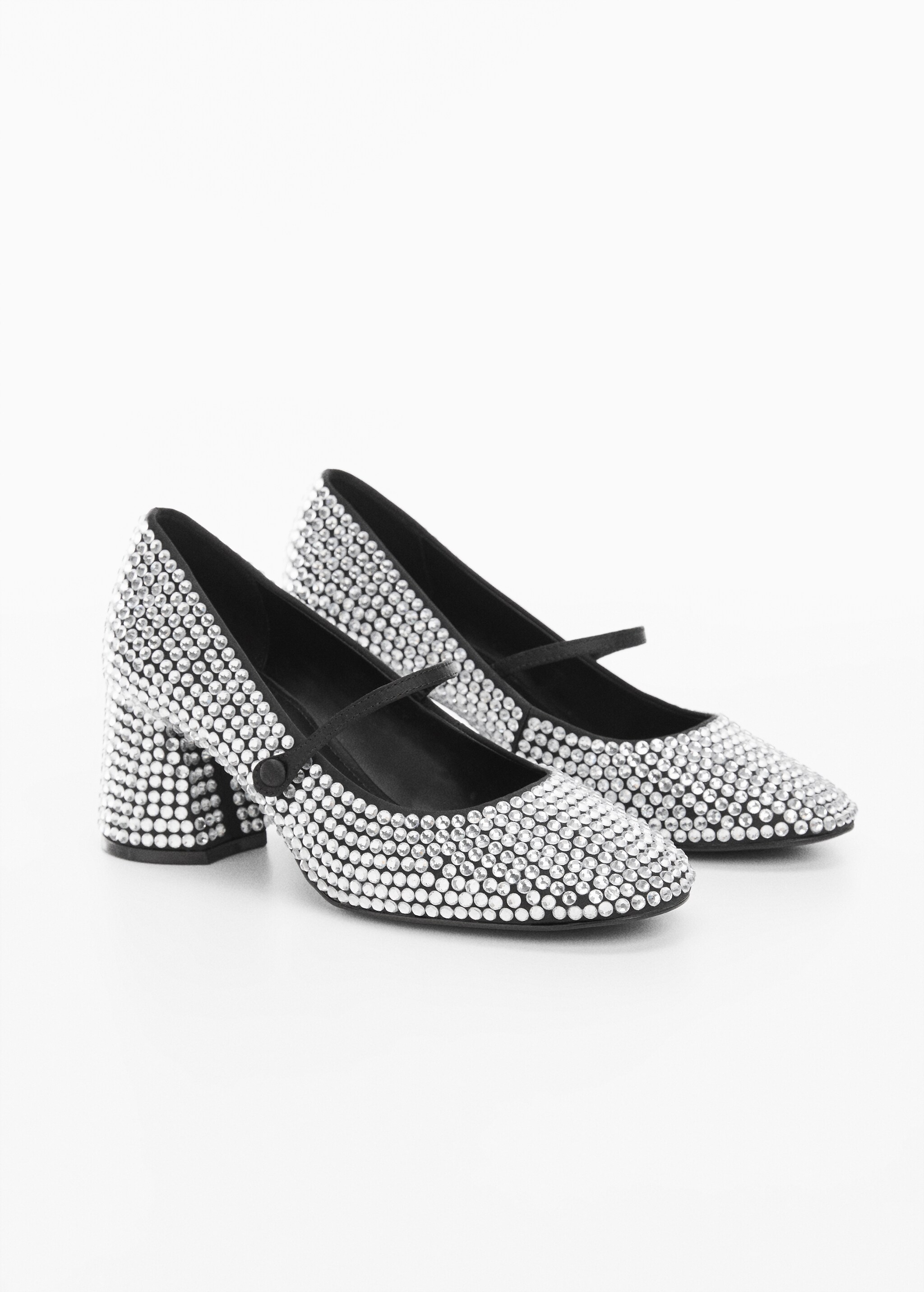 Shoes with shiny heels - Medium plane