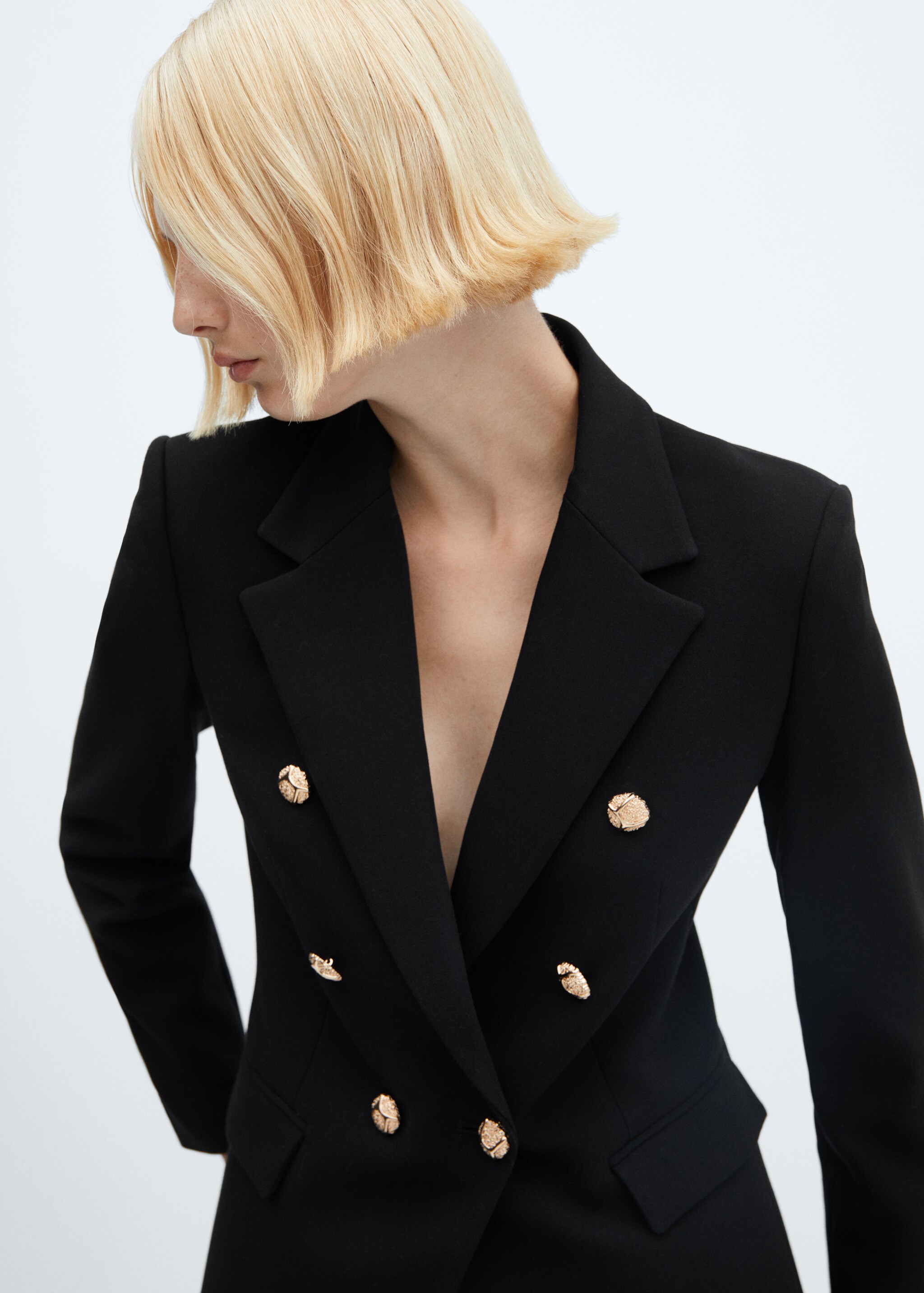 Double-breasted blazer - Details of the article 1