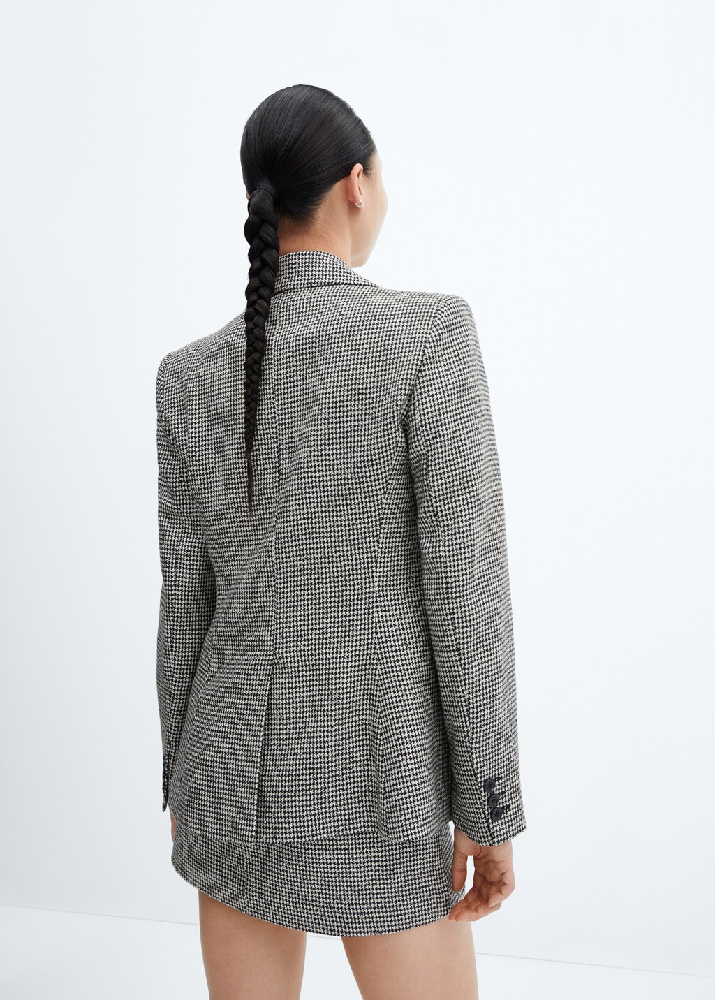 Robe pied de poule mango hotsell