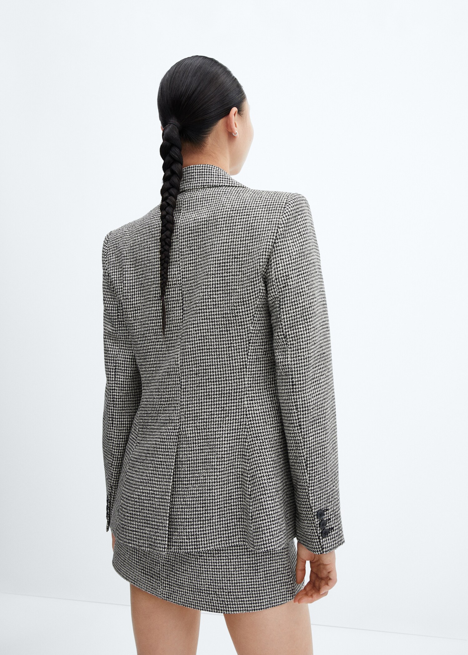 Veste pied-de-poule revers - Verso de l’article
