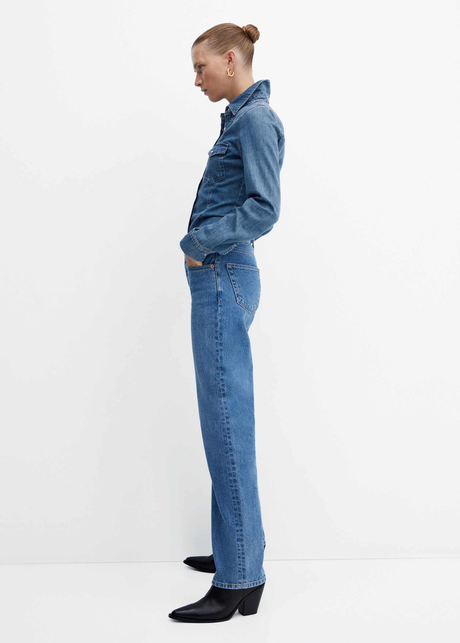 Chemise jean poches - Détail de l'article 2