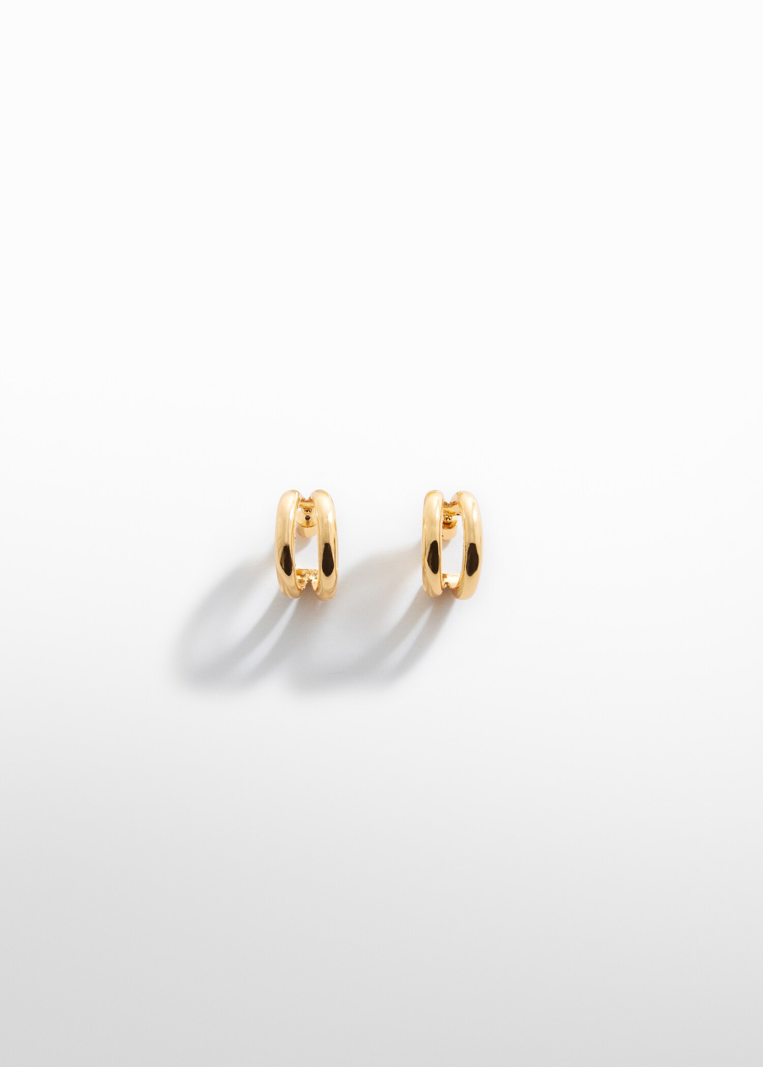 Open double-hoop earrings - Article without model