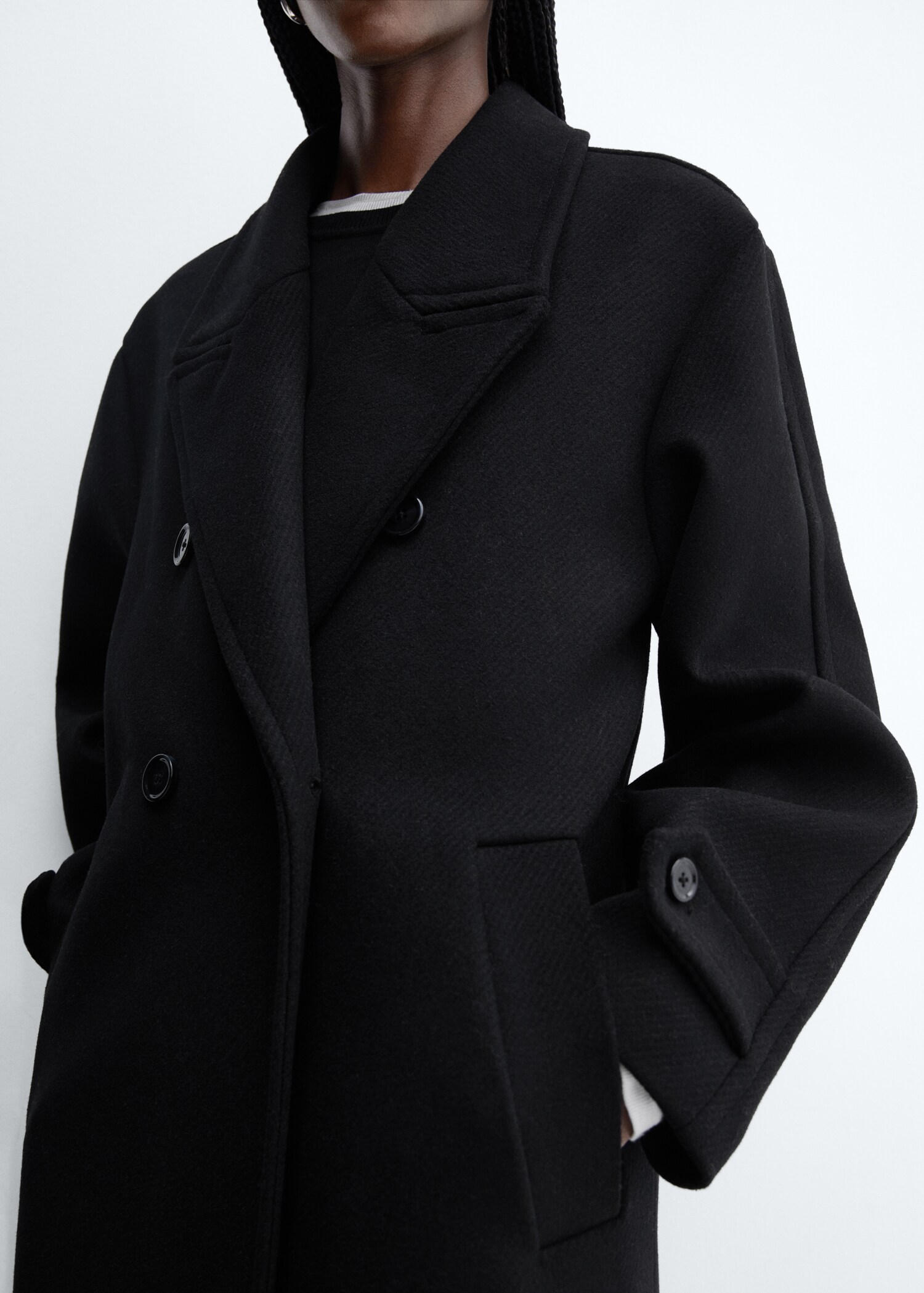 Oversize wool coat - Details of the article 6