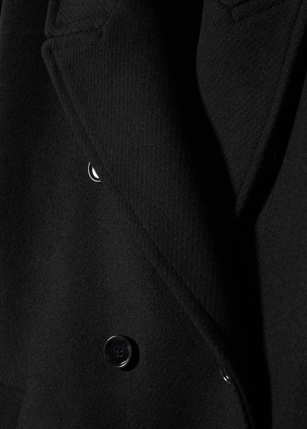 Wide collar Wool Coat -BEG- - LODIUM