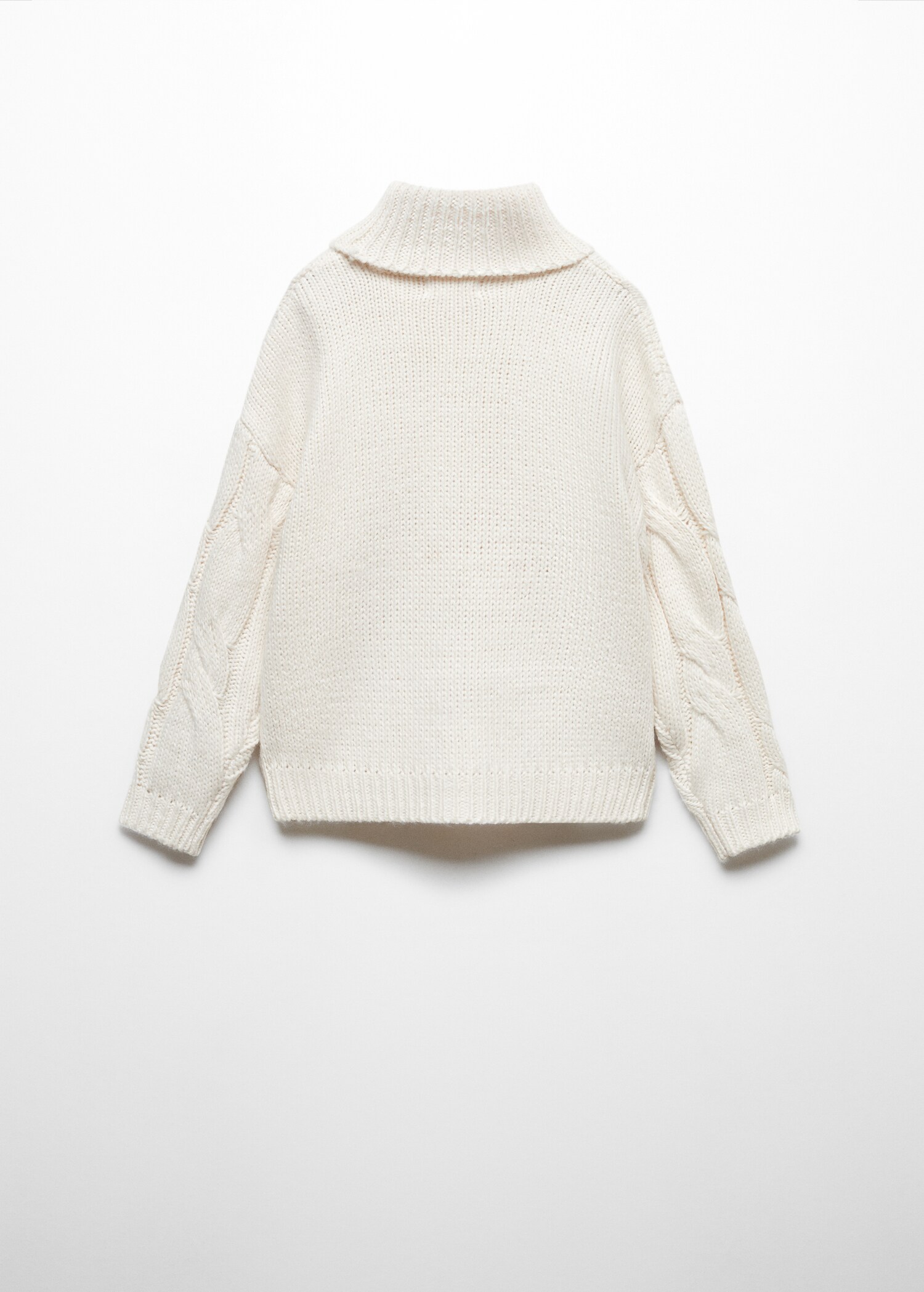 Turtleneck knit sweater - Versi terbalik dari barang