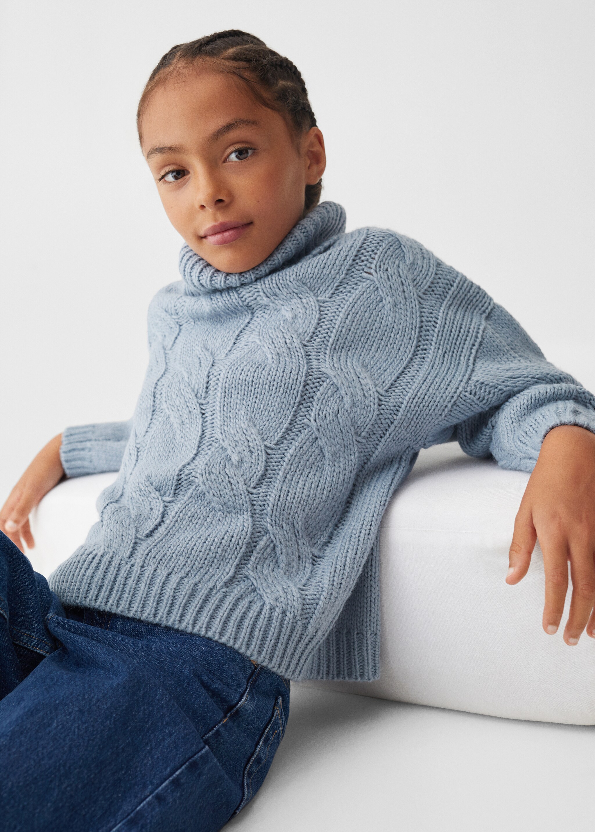 Turtleneck knit sweater - Details of the article 2