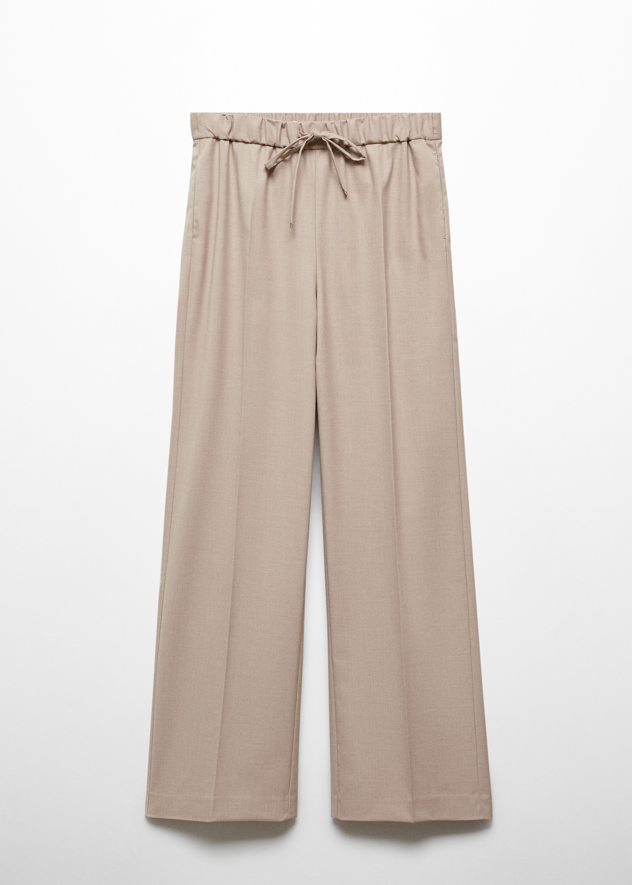 Wideleg trousers with elastic waist - Article without model