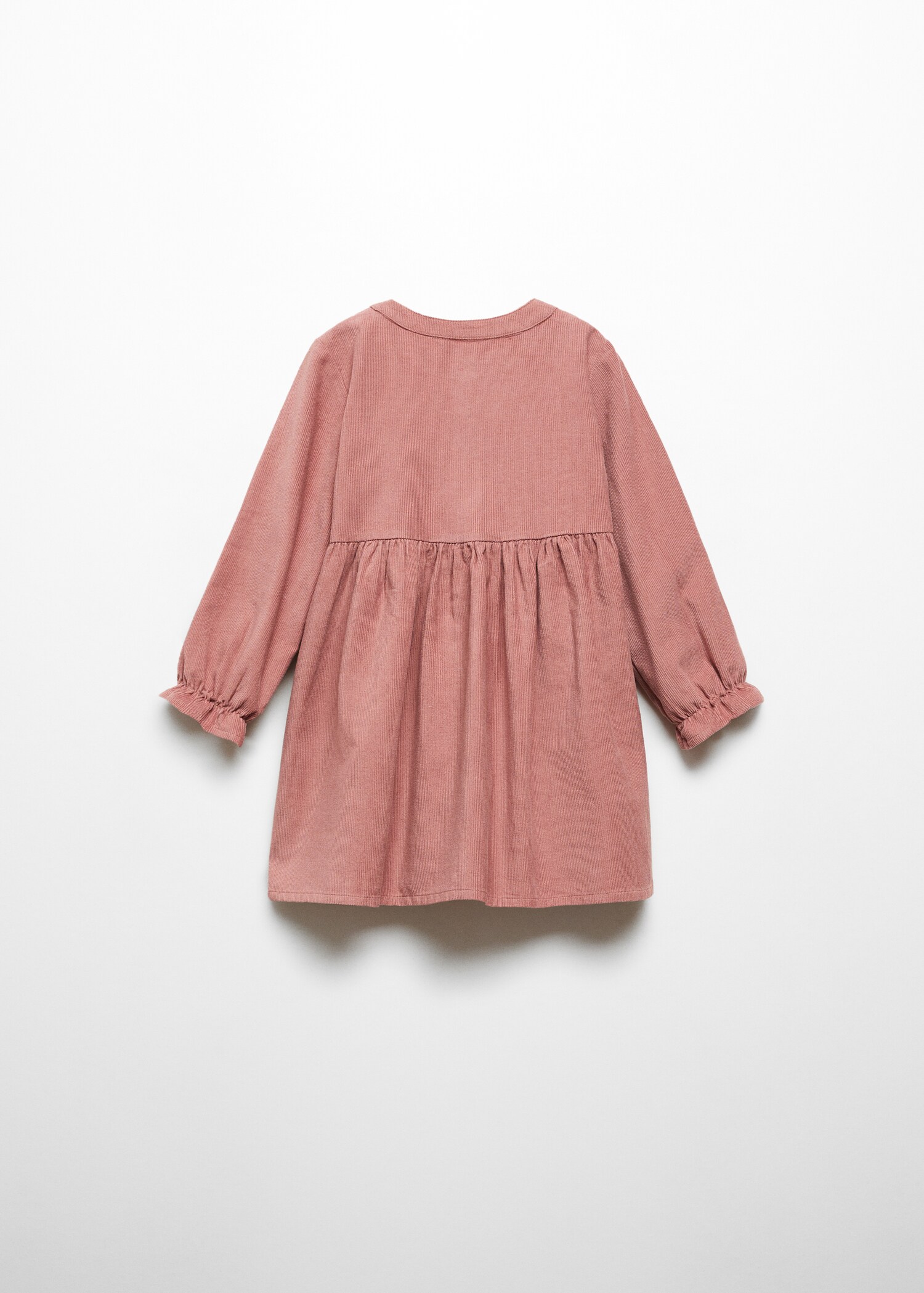 Corduroy dress - Reverse of the article