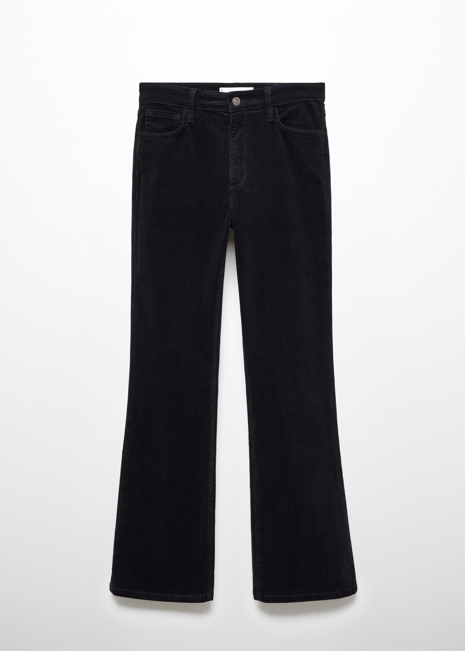 Flared cropped corduroy jeans - Article without model