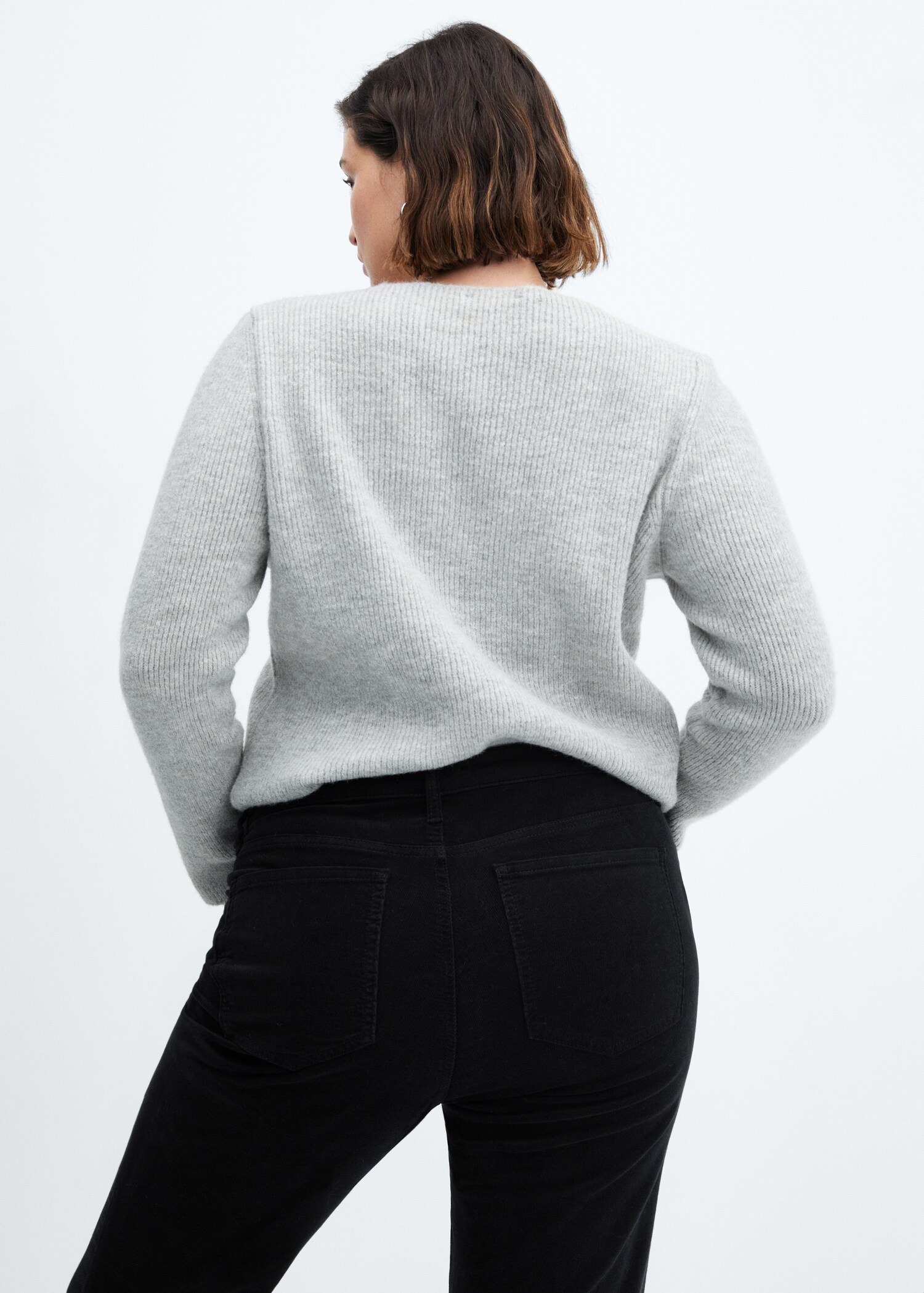 Flared cropped corduroy jeans - Details of the article 4