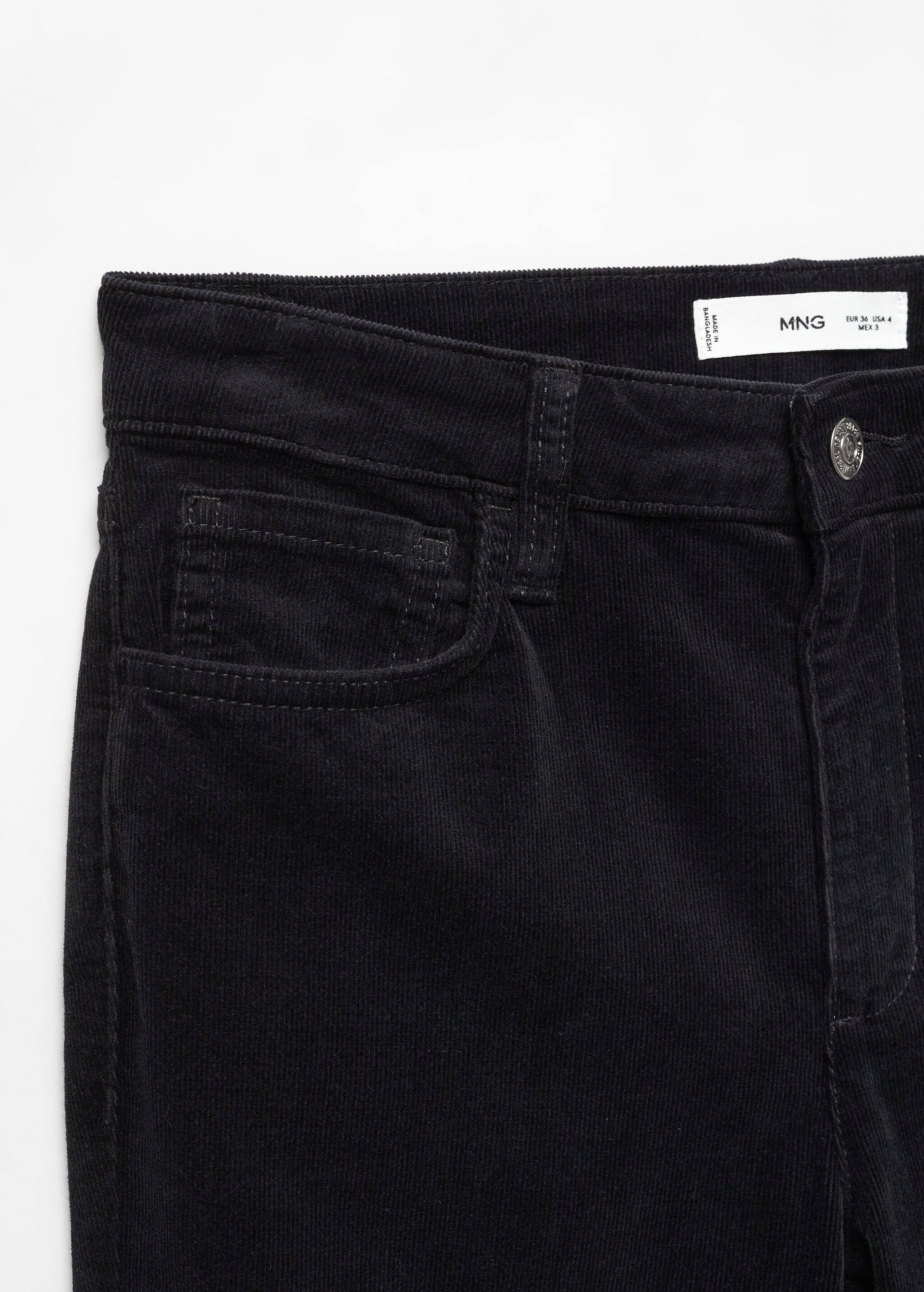 Flare kesim fitilli kadife jean pantolon - Ürün detayı 8