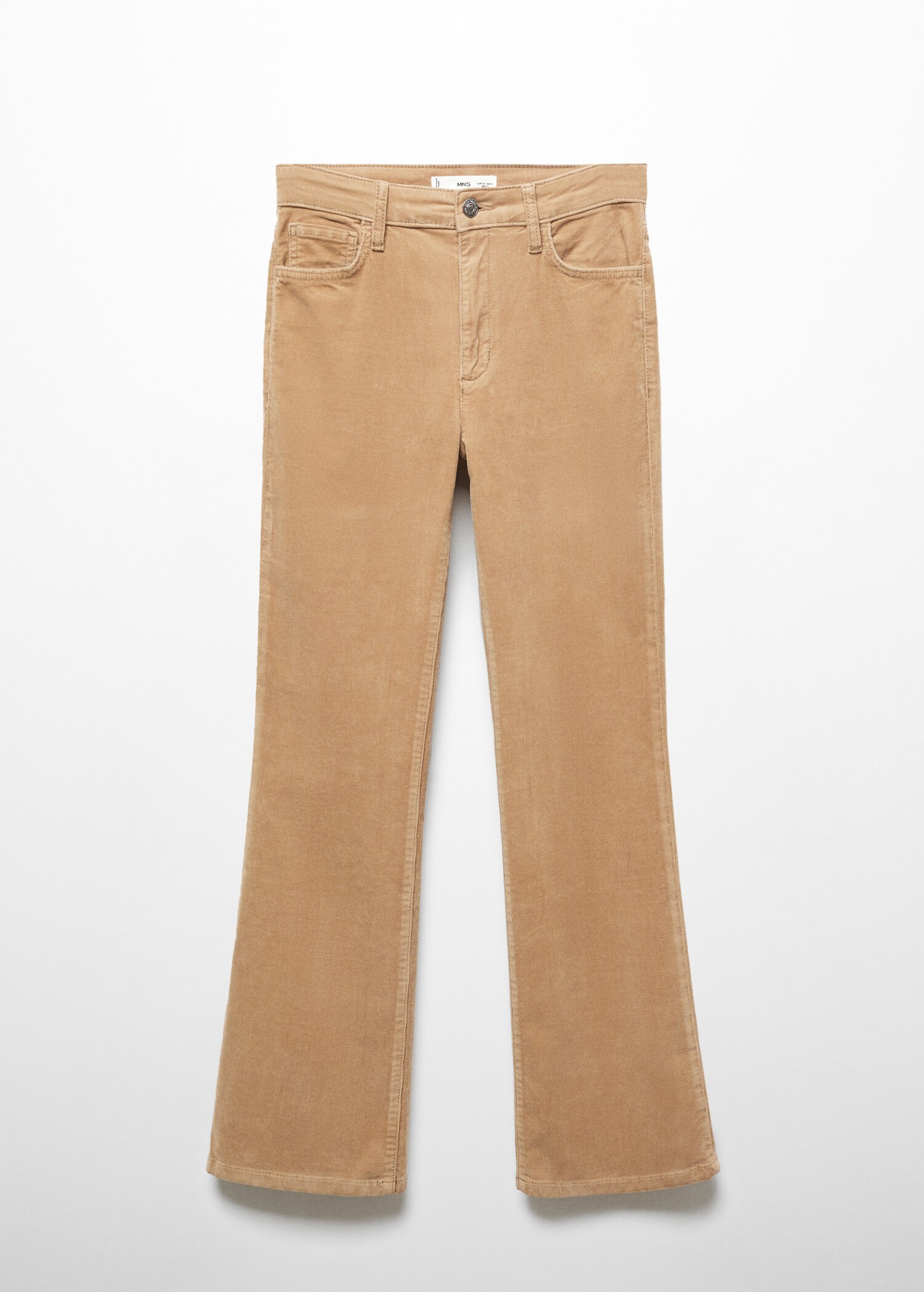 Flared cropped corduroy jeans - Article without model