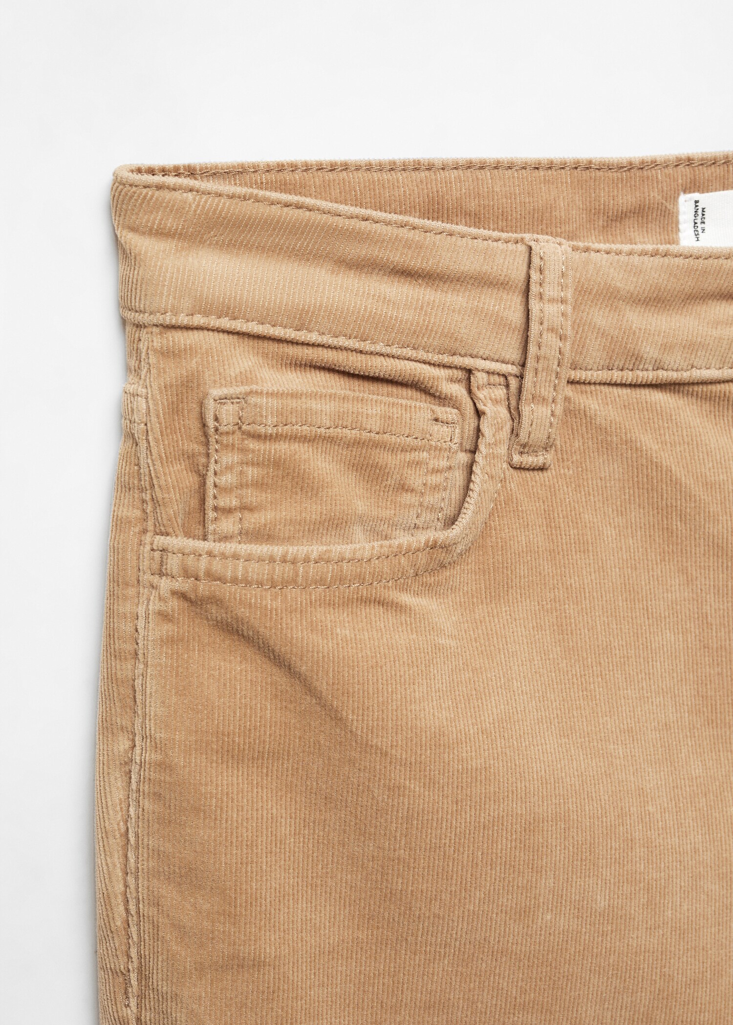 Flared cropped corduroy jeans - Details of the article 8