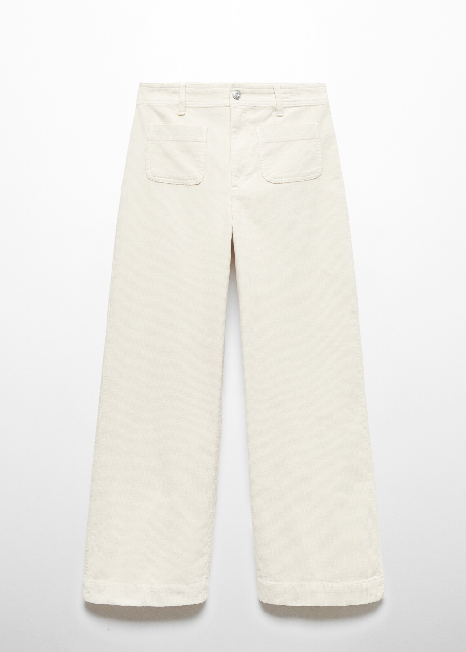 Corduroy culotte trousers - Article without model