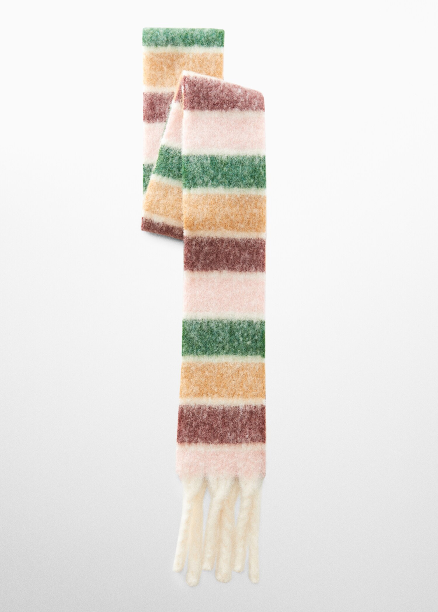 Sciarpa tricolore righe - Articolo senza modello