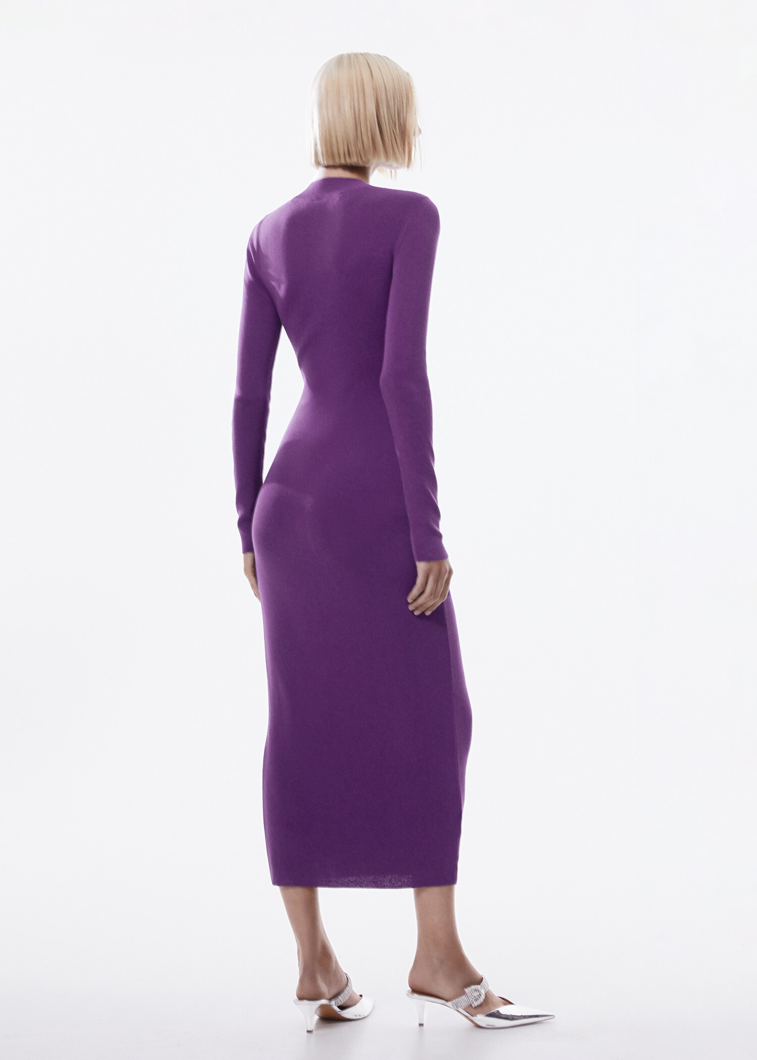Robe longue maille - Verso de l’article