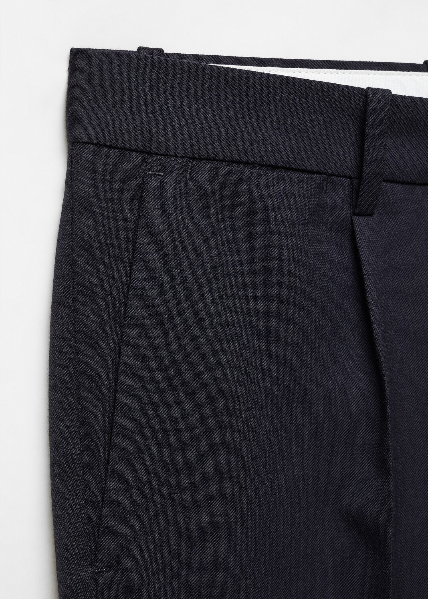 Pleat detail wool trousers - Details of the article 8