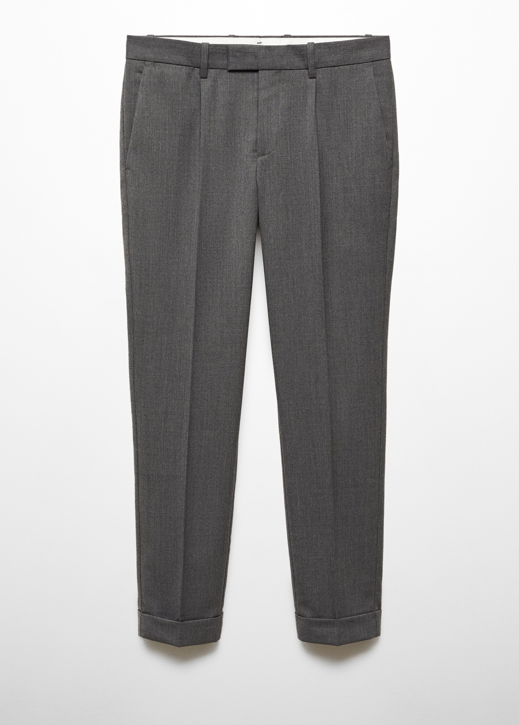 Pleat detail wool trousers - Article without model