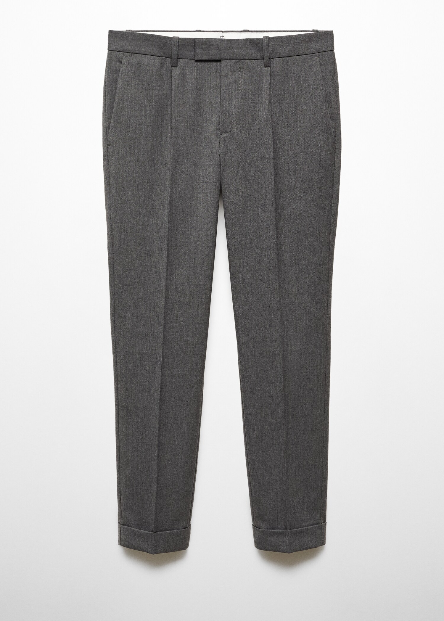 Pleat detail wool trousers - Article without model