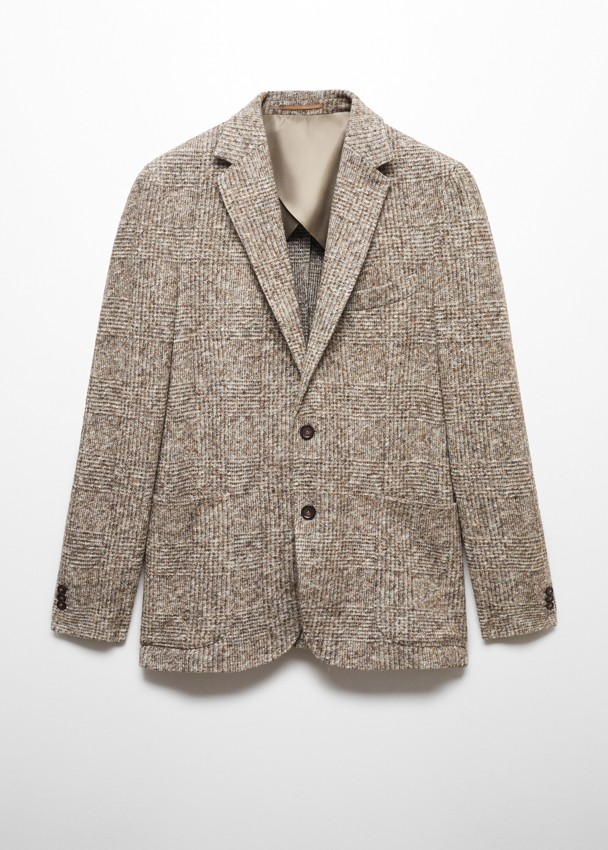 Prince of Wales virgin wool blazer  - Article without model