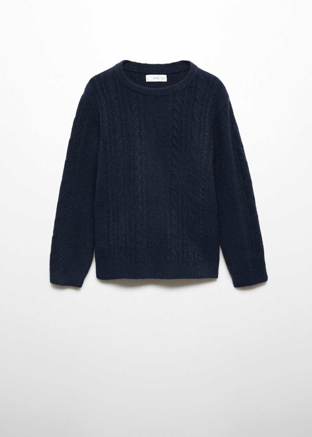 Knitted braided sweater mango sale