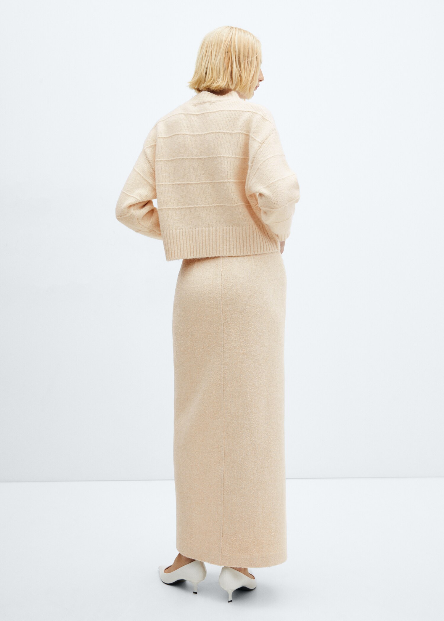 Sweater with decorative seam - Reverse of the article