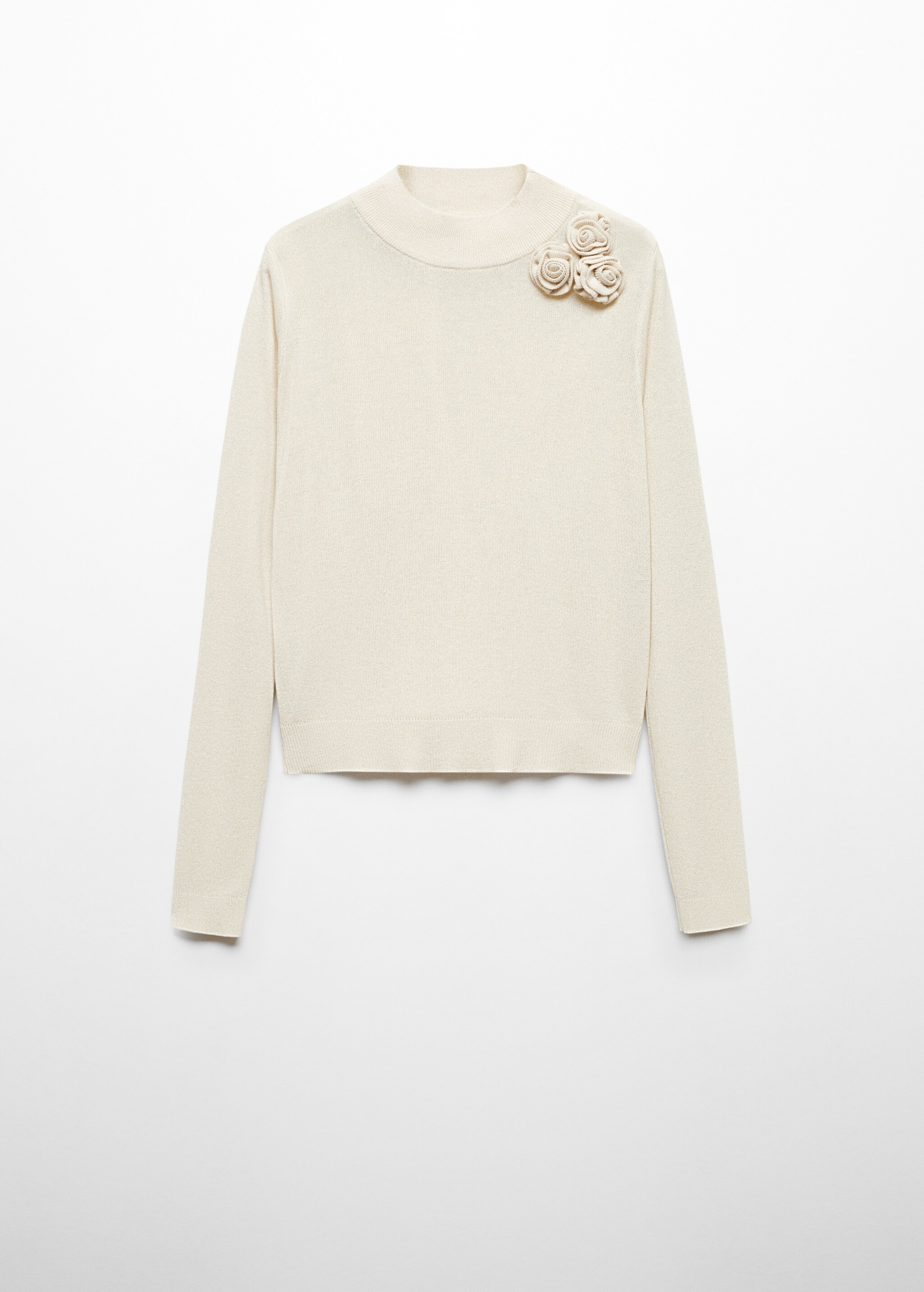 Lurex floral sweater - Articol fără model