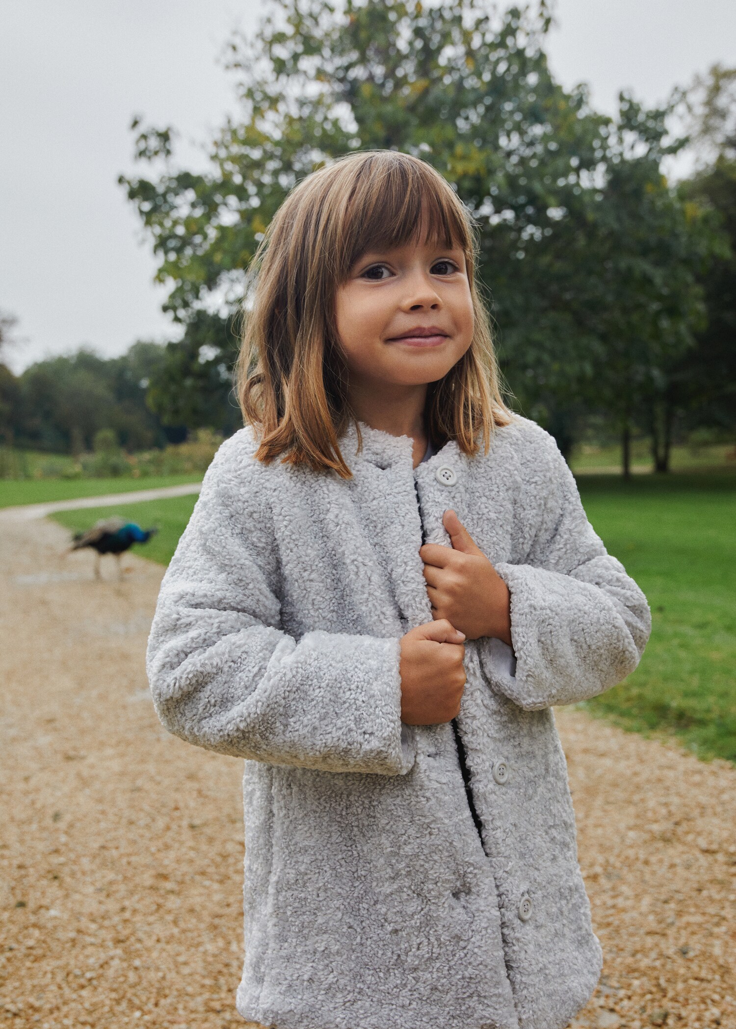 Faux shearling coat - Details of the article 5