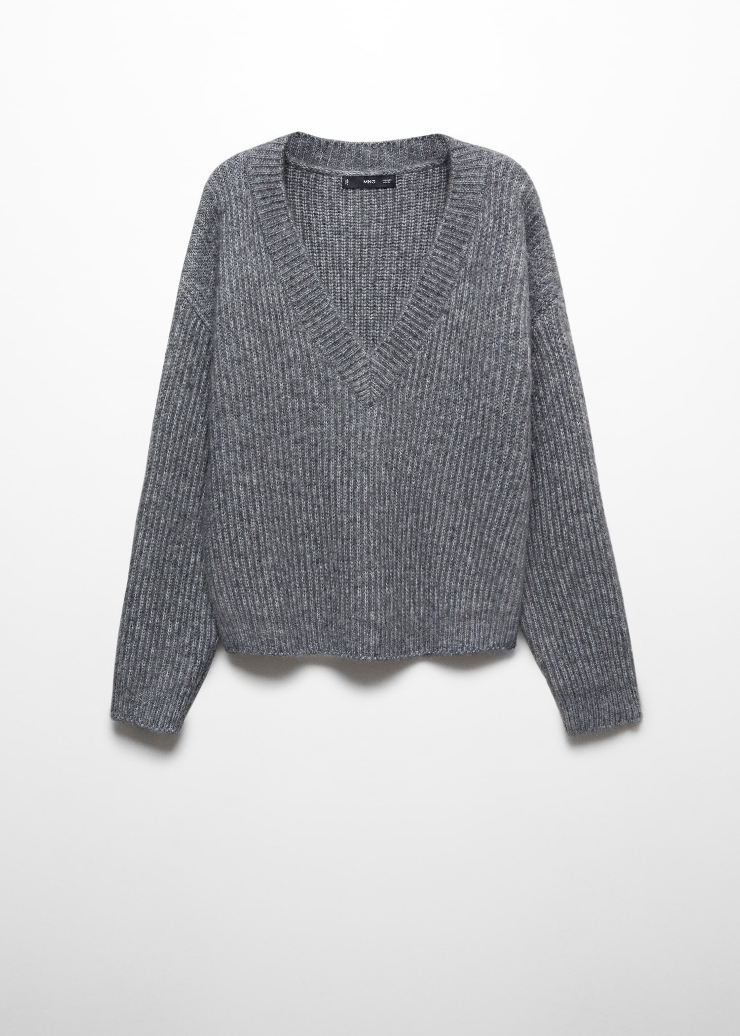 V-neck knit sweater - Article without model