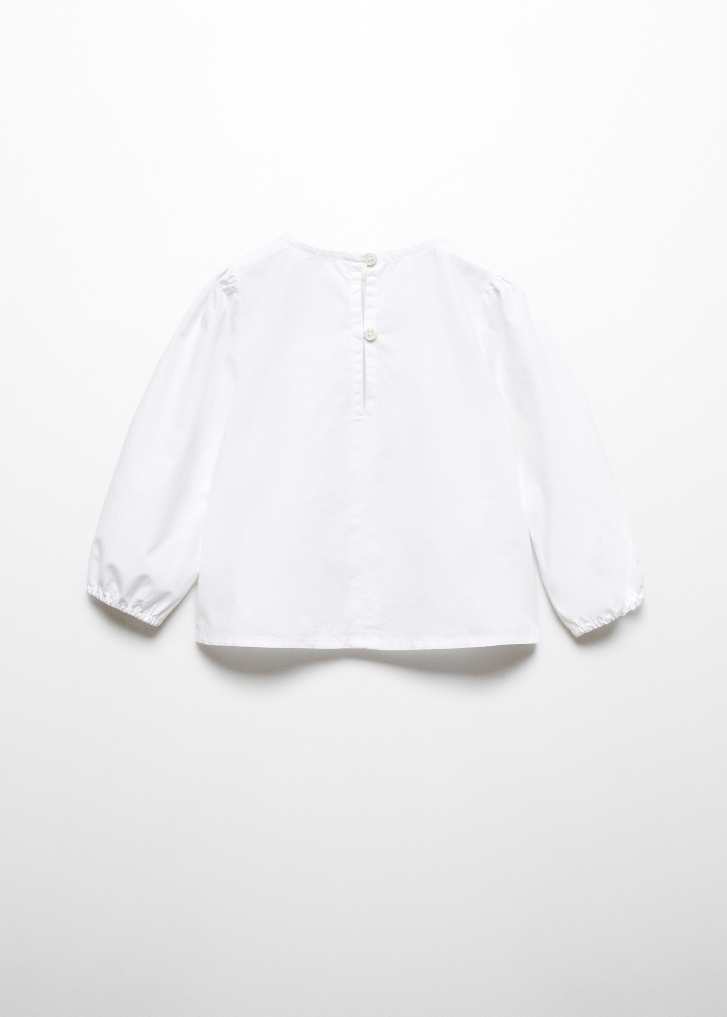 Blouse à nœud en coton - Verso de l’article