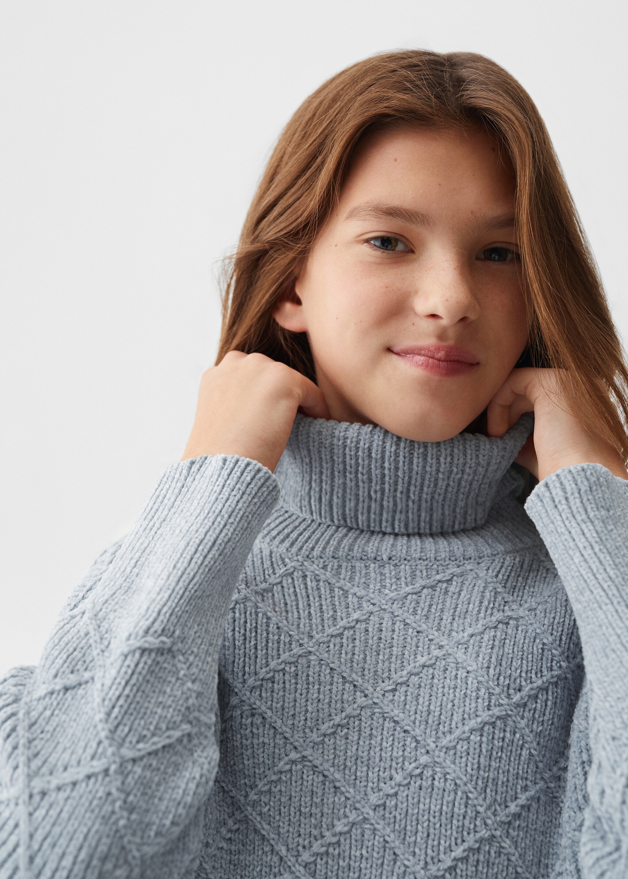 Chenille knit sweater - Details of the article 1