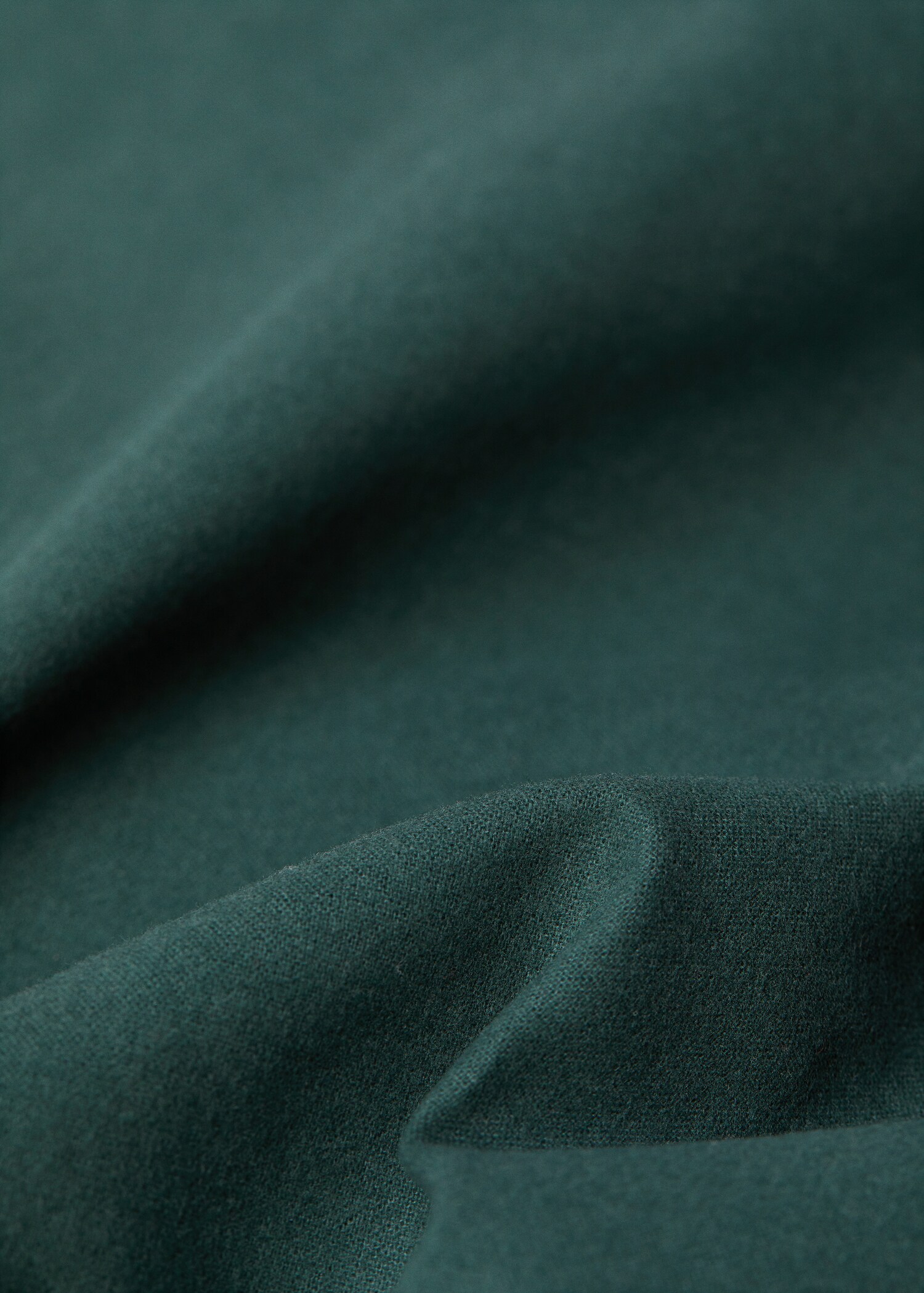 Effen flanellen dekbedovertrek Bed 180/200 cm - Detail van het artikel 1