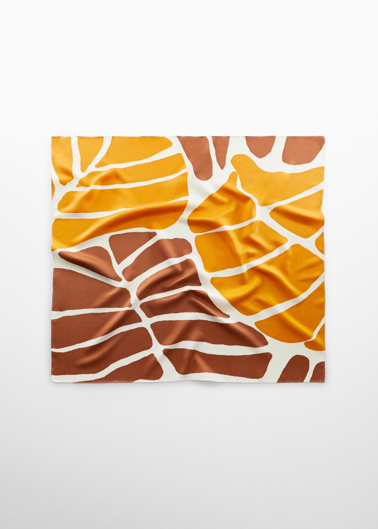 Leaf-print scarf - Article without model