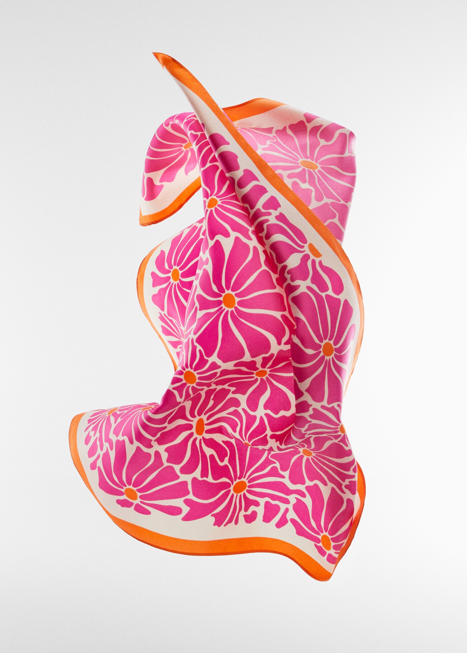 Floral printed scarf - Details of the article 5