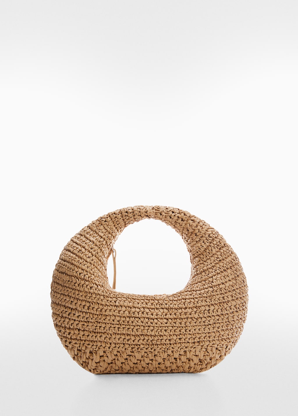 Sac rond fibre naturelle Femme MANGO Niger