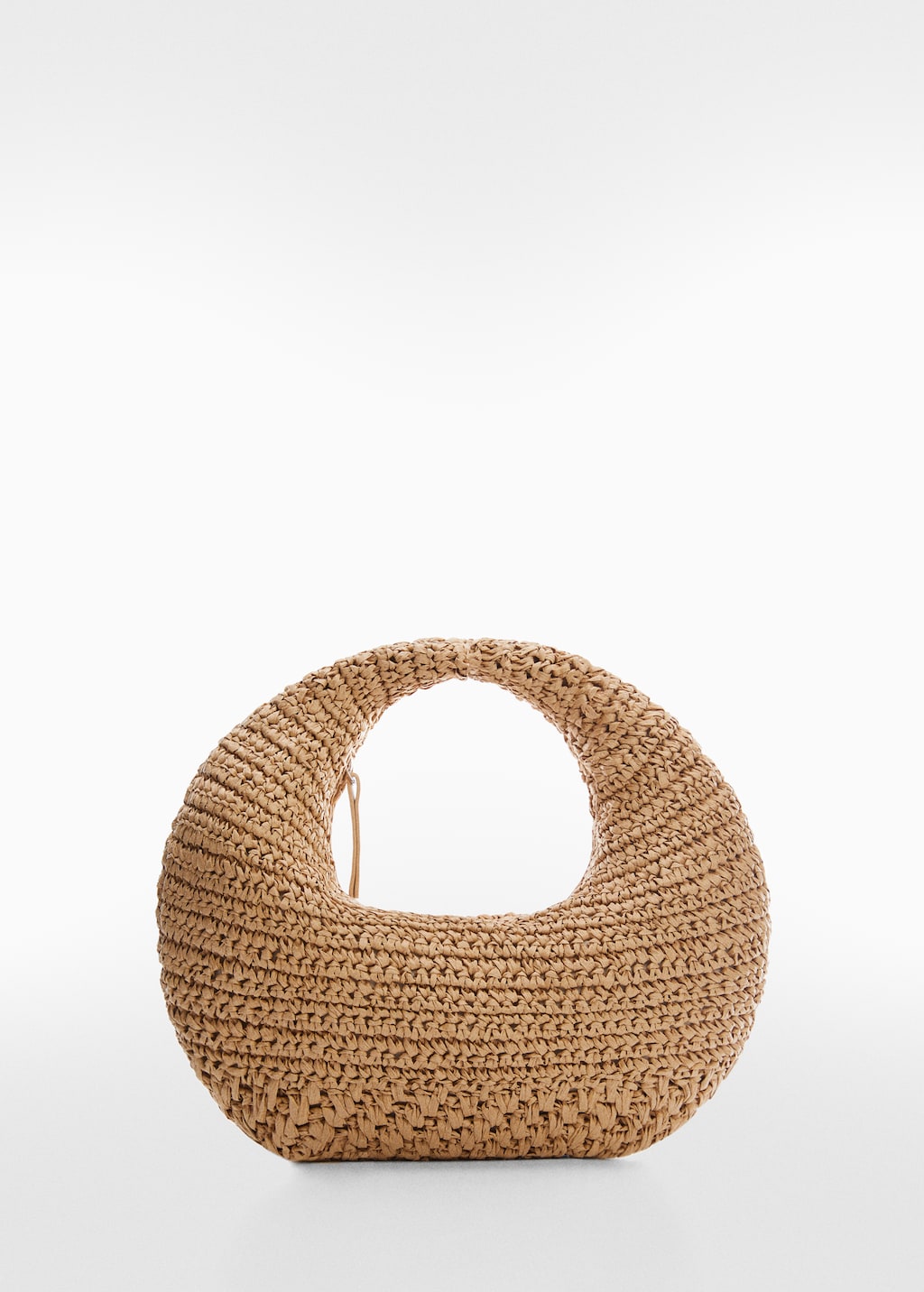Round natural fibre bag Women MANGO Niger