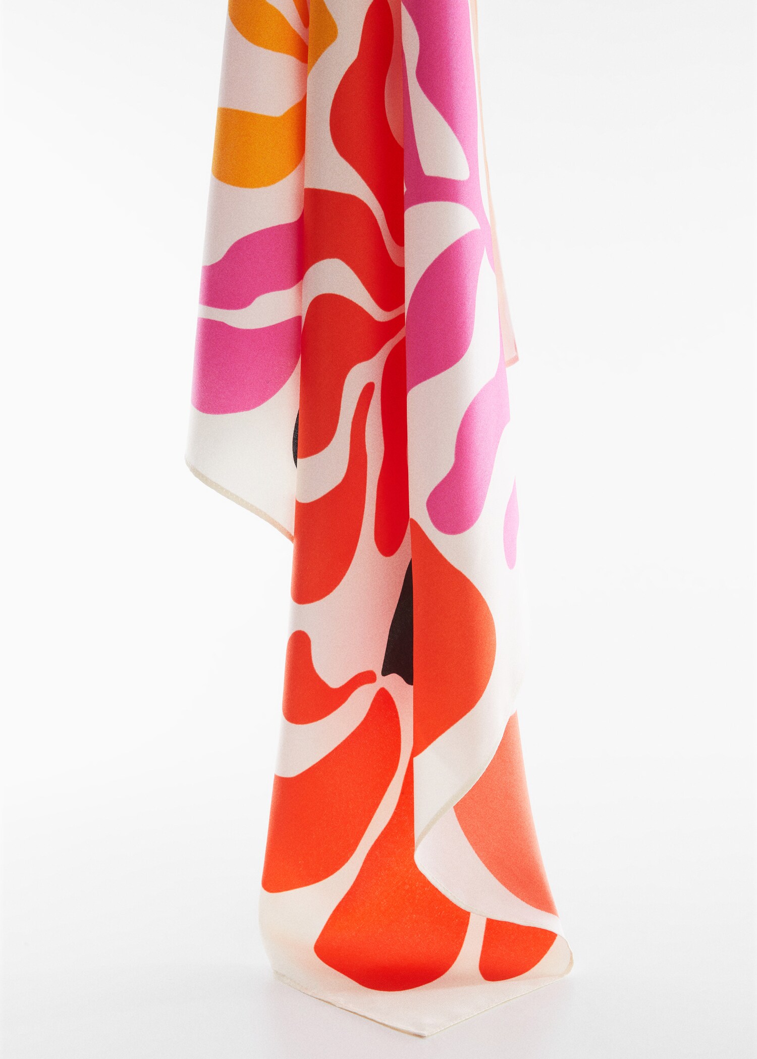 Floral printed scarf - Medium plane