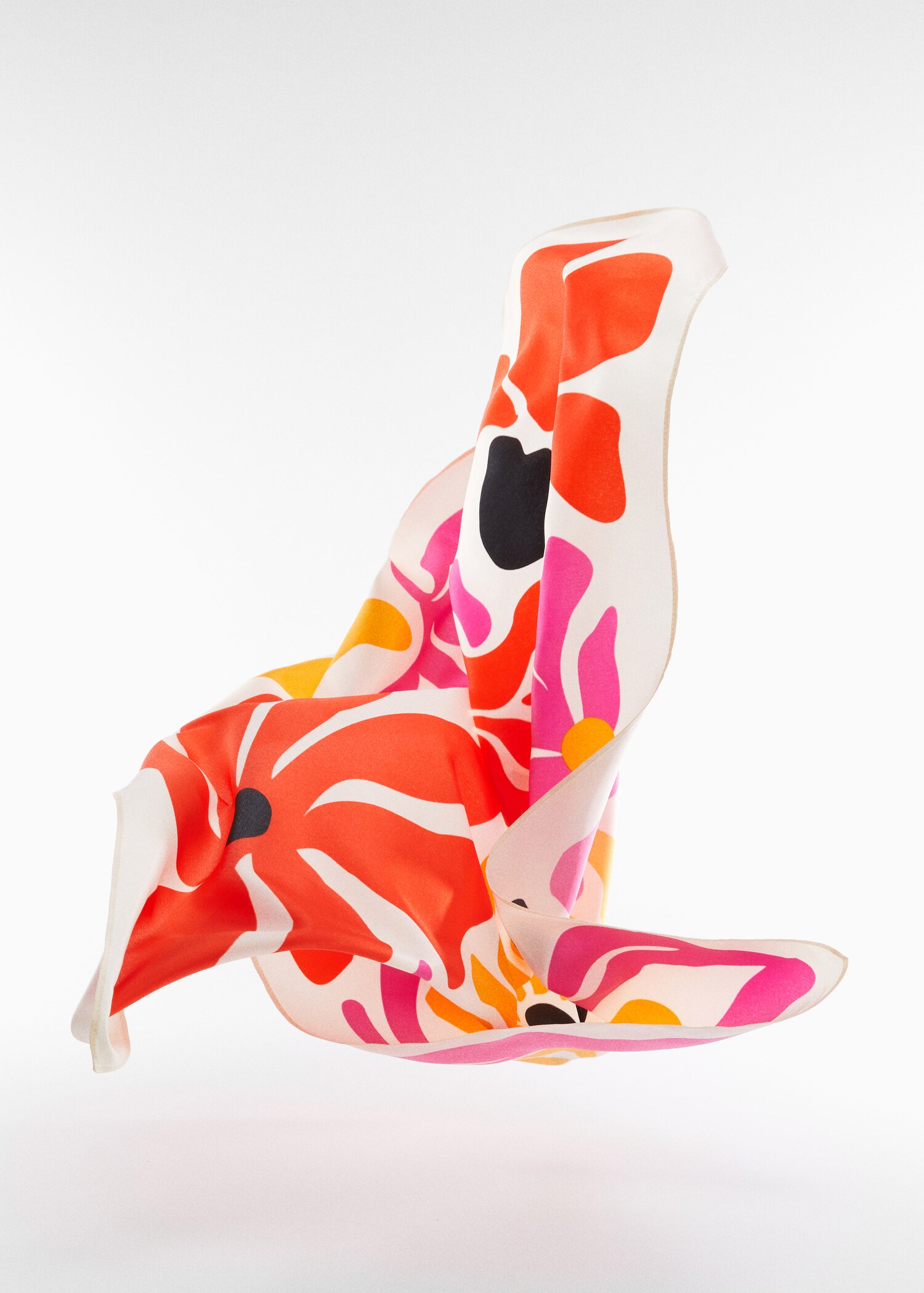 Floral printed scarf - Details of the article 5