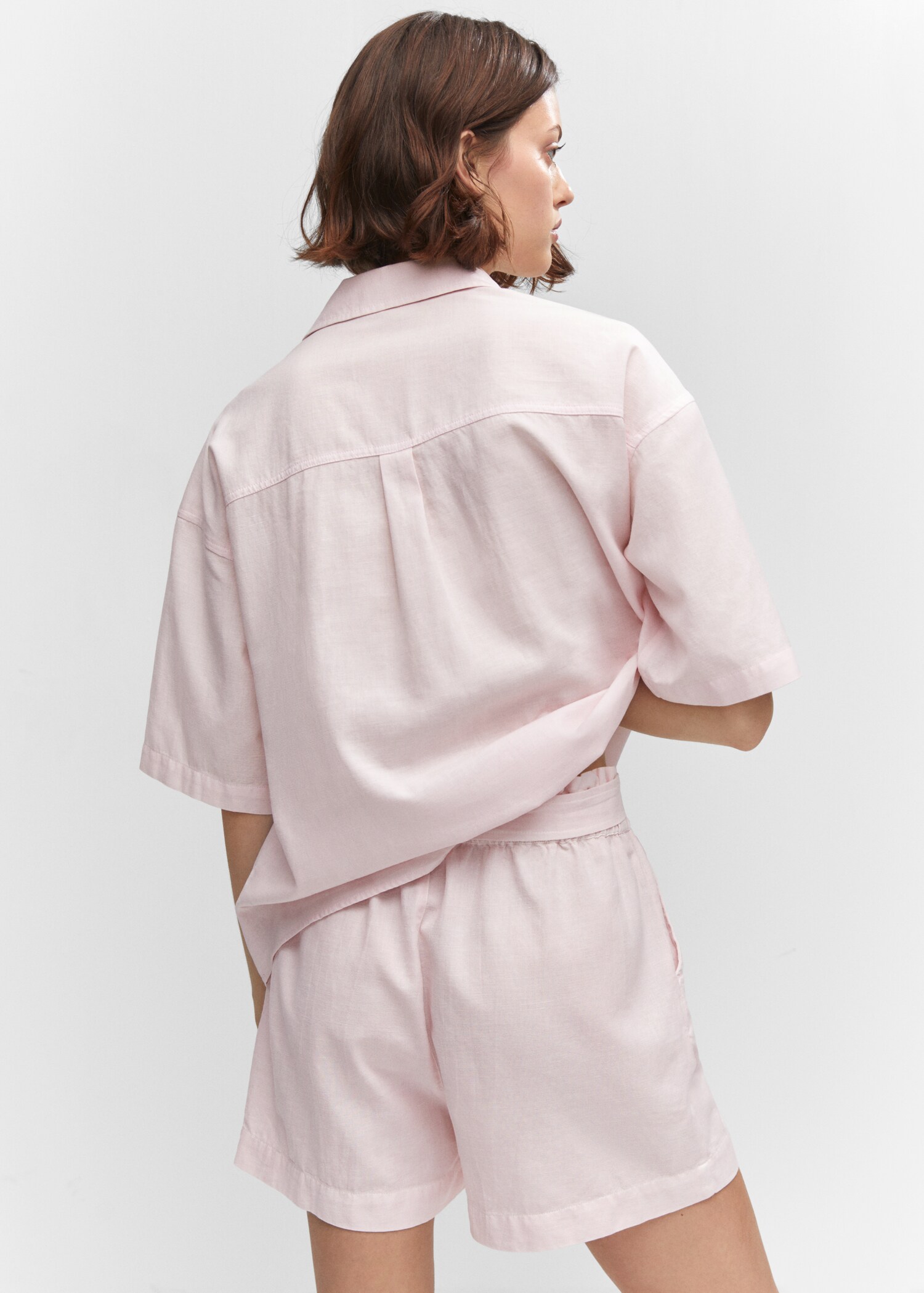 Shorts algodón lino - Reverso del artículo