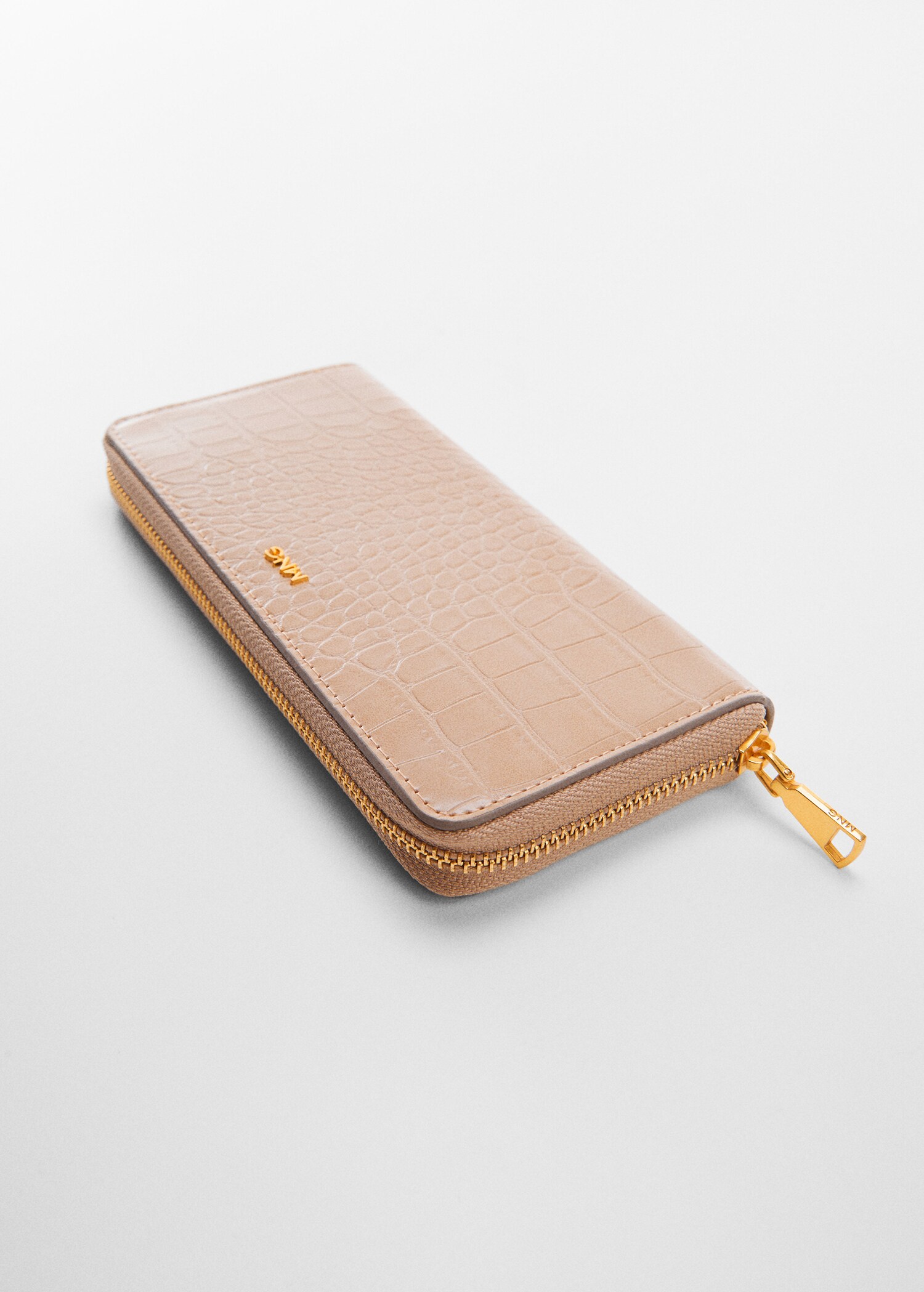 Crocodile wallet with logo - Details of the article 1