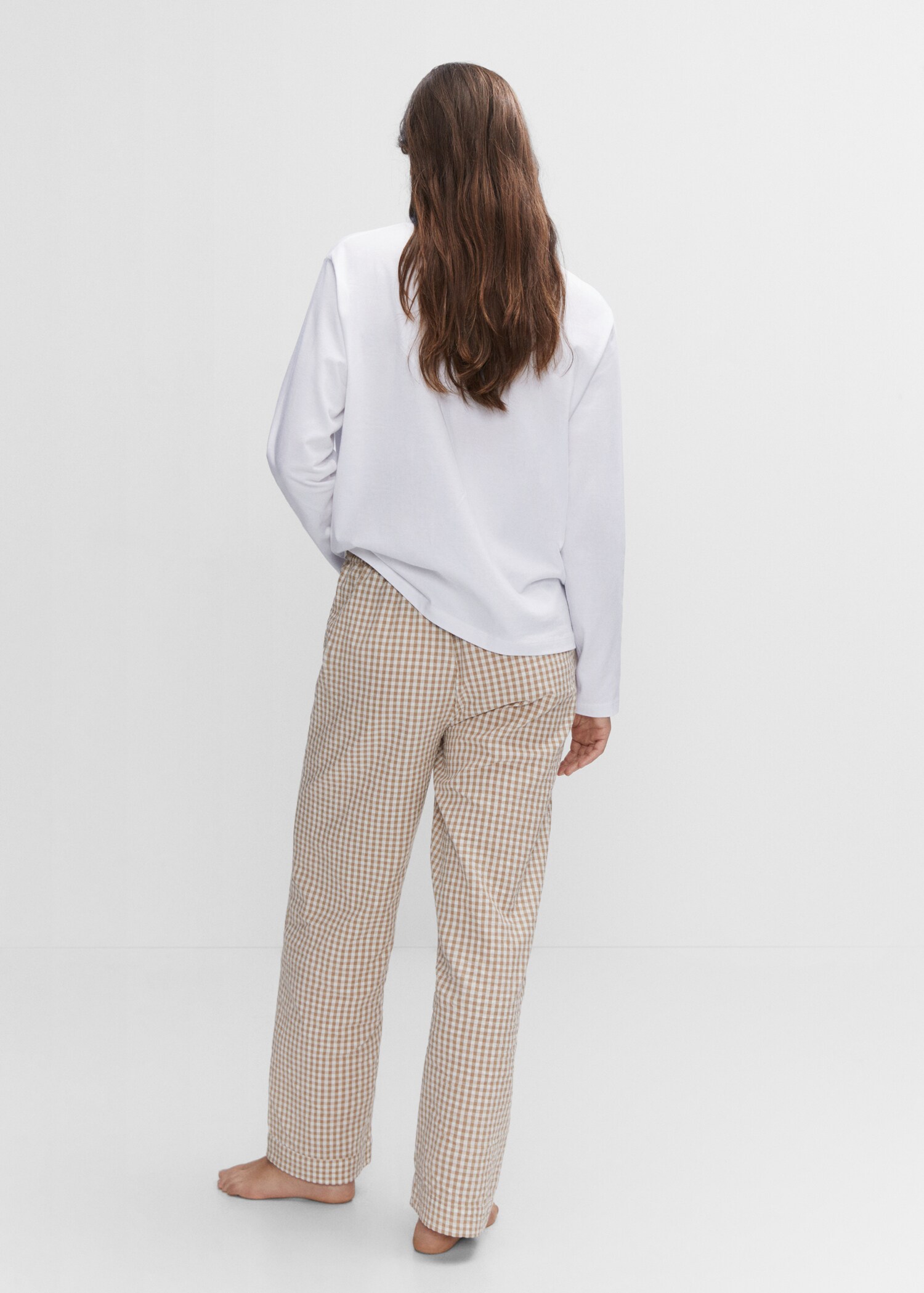 Pyjama long imprimé - Verso de l’article