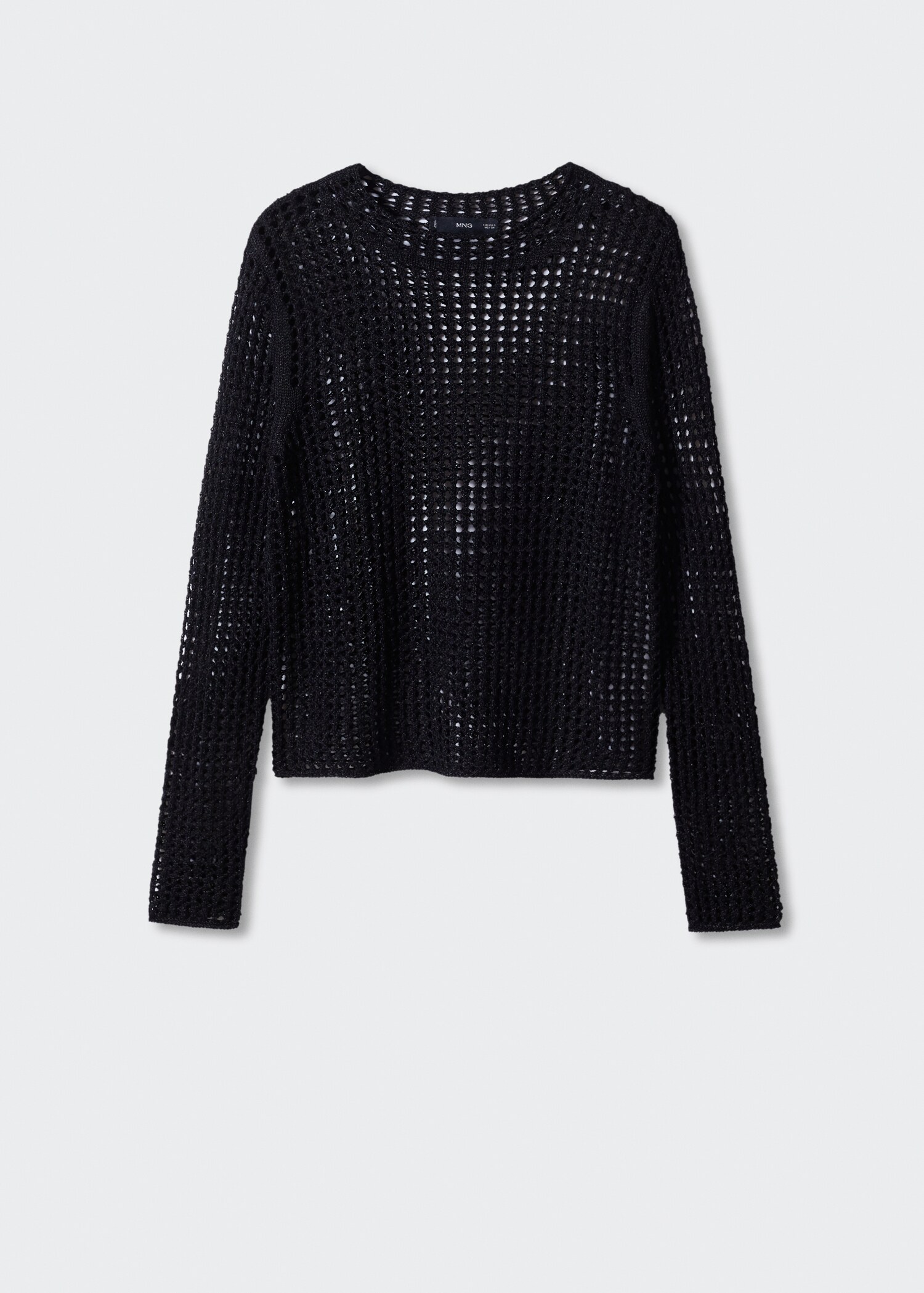 Openwork lurex sweater - Article without model
