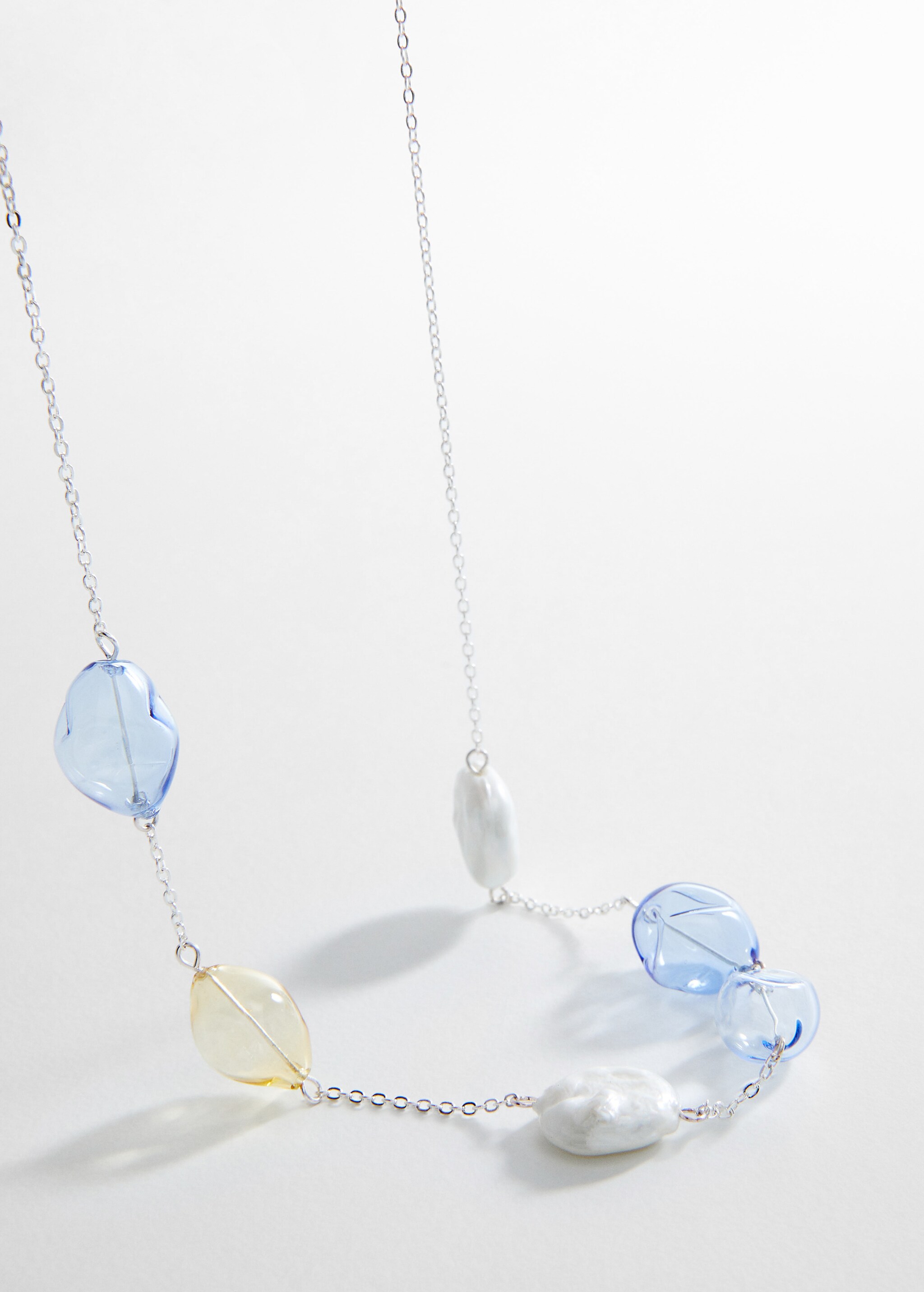 Collier perles de verre - Medium plane