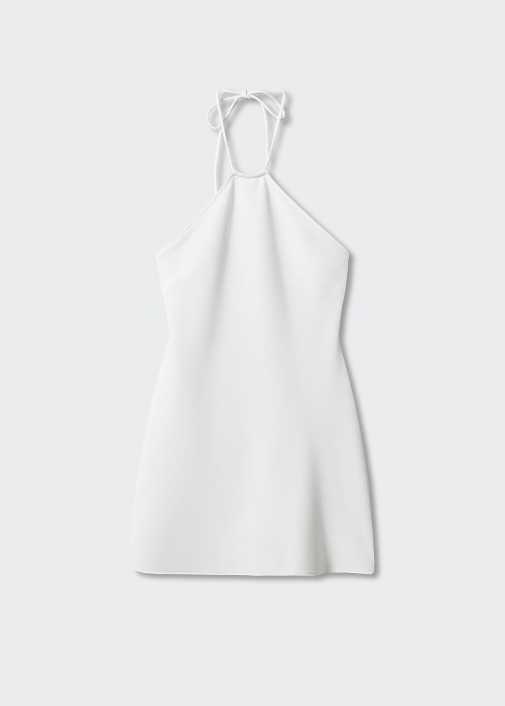 Halter-neck dress with metal detail | MANGO Montenegro