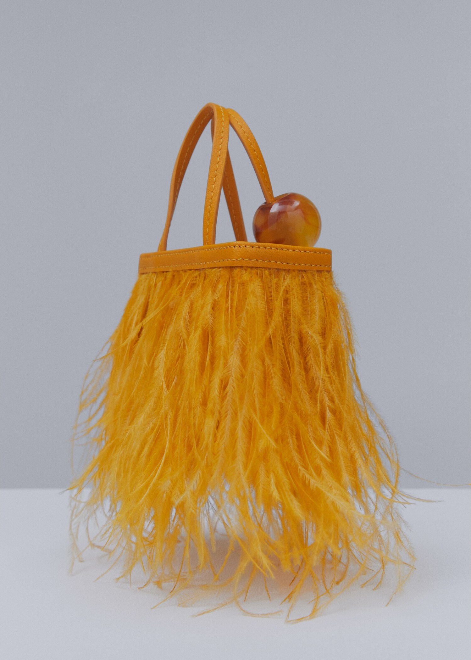 Sac cuir orné de plumes - Détail de l'article 2