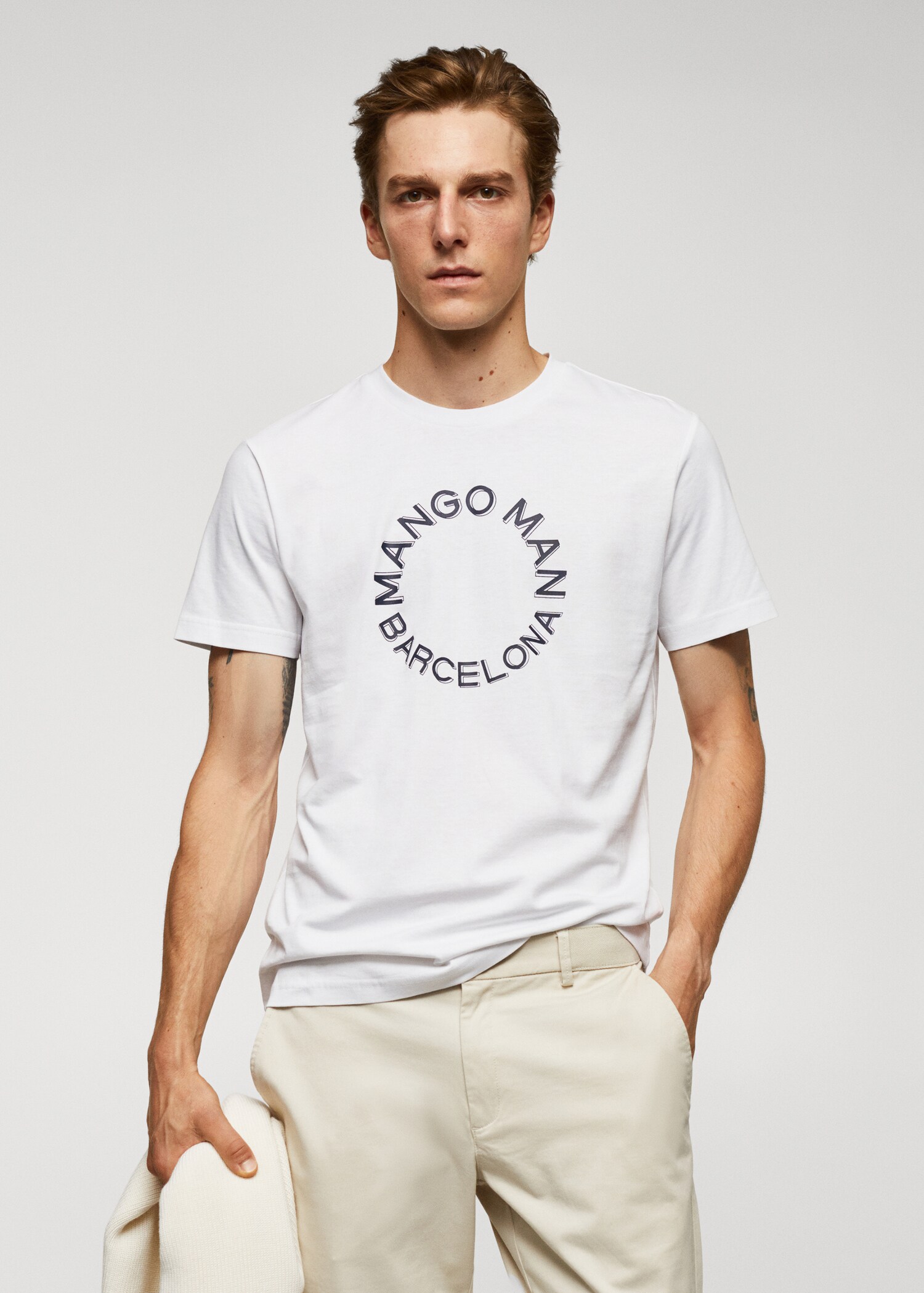 Camiseta logo 100% algodón - Plano medio