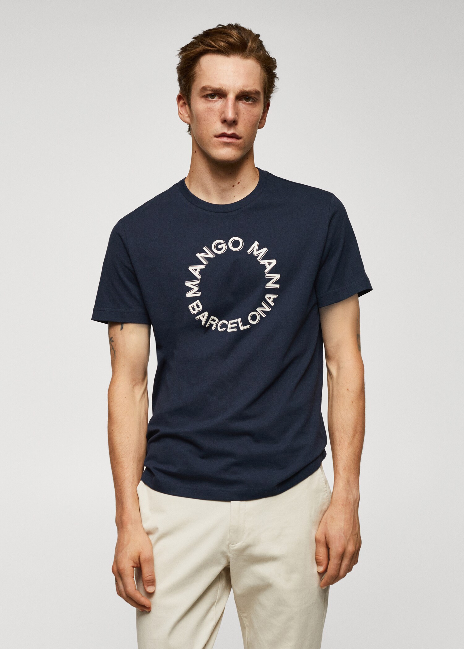 Camiseta logo 100% algodón - Plano medio