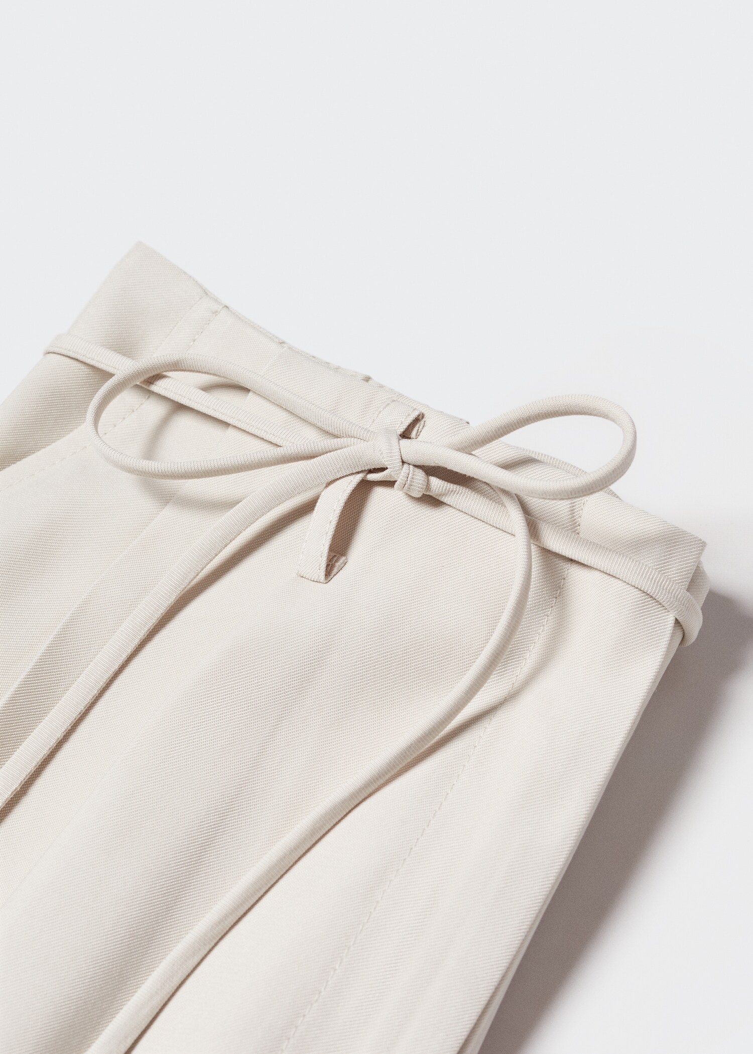 Wideleg trousers with elastic waist - Details of the article 8