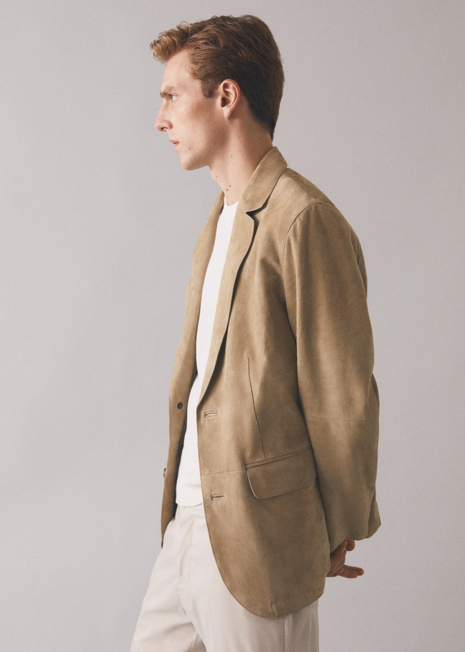 Veste 100 % cuir daim - Détail de l'article 5