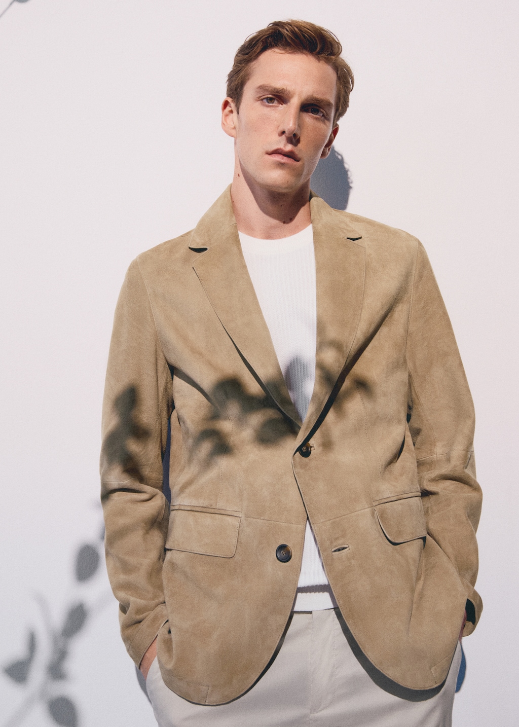 100% suede leather jacket